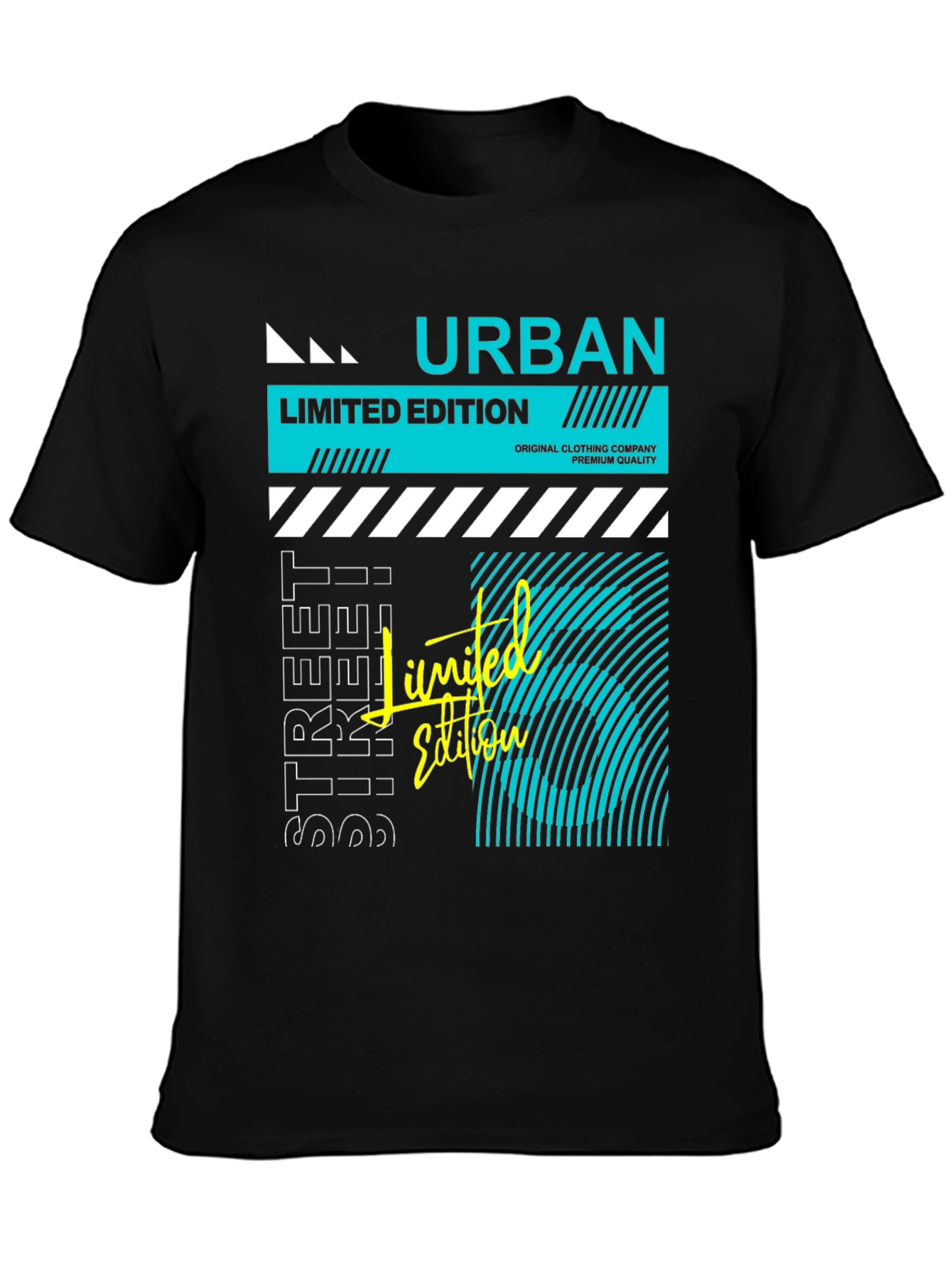 Urban Limited Edition Graphic Tee - Black