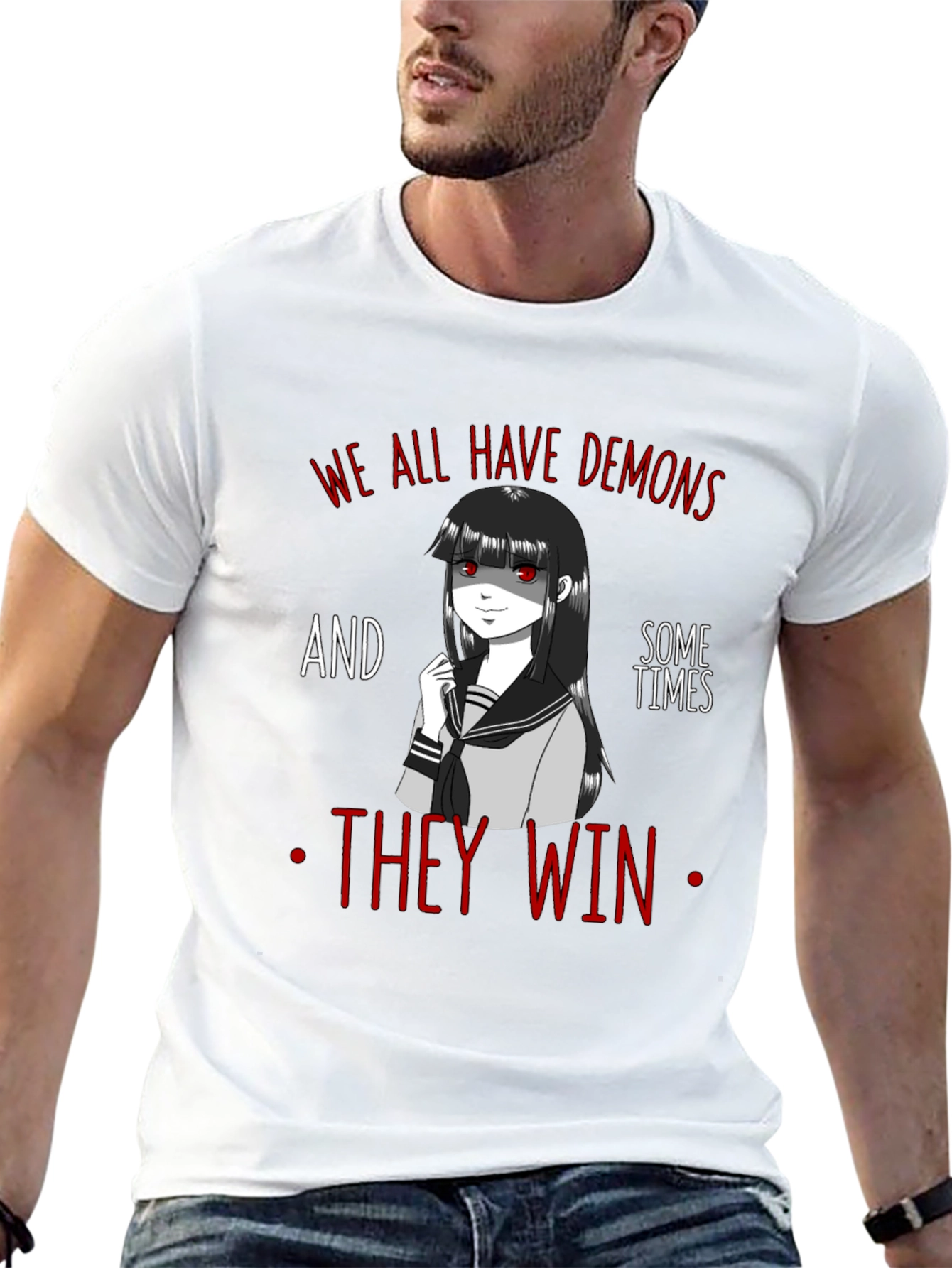 Demons Graphic Print T-Shirt