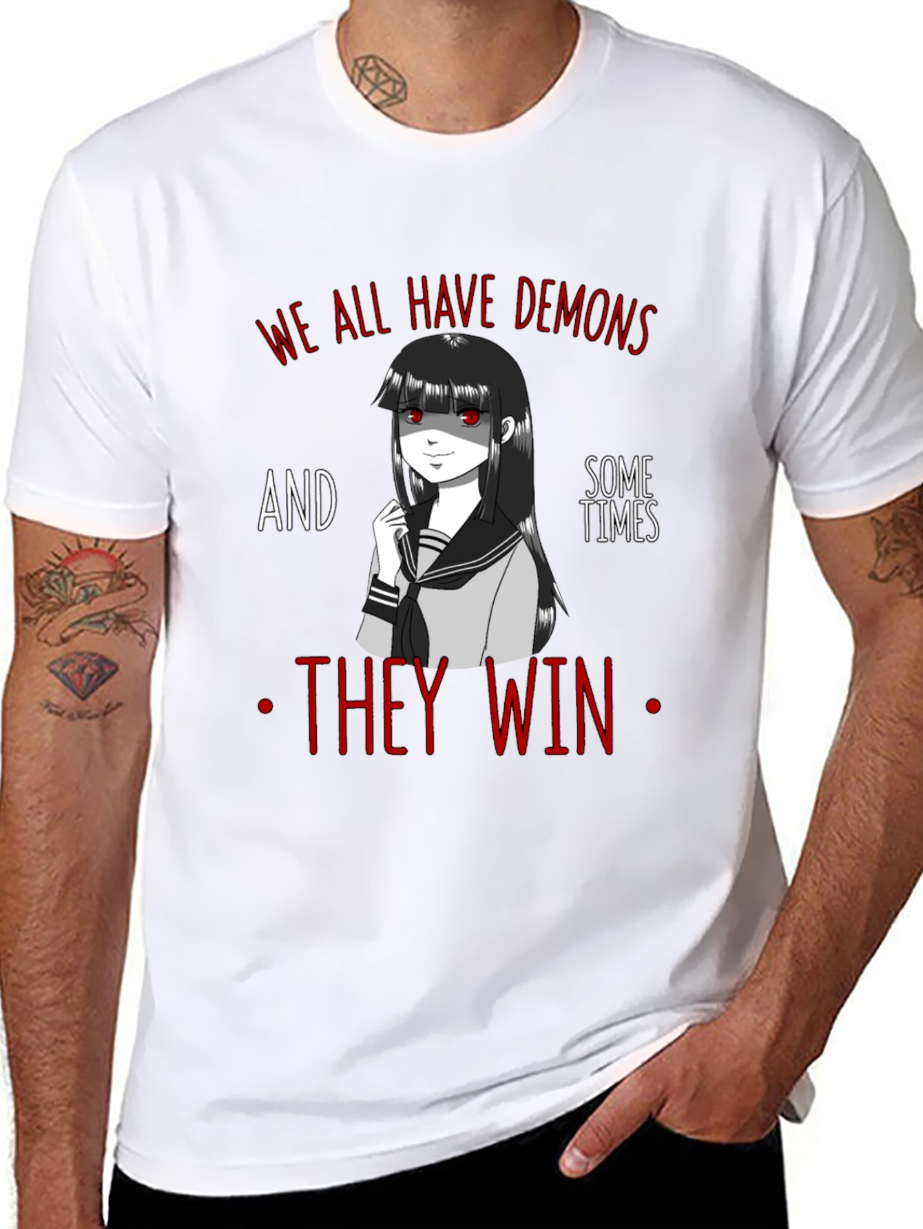 Demons Graphic Print T-Shirt