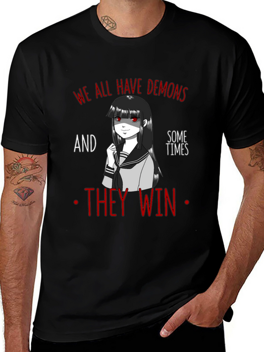 Demons Graphic Print T-Shirt