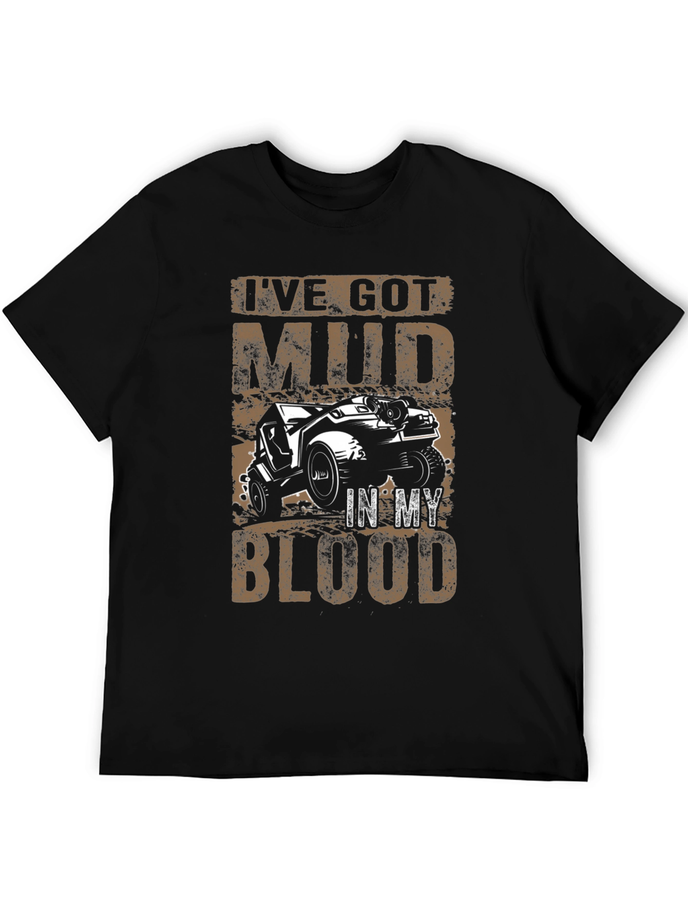 Mud in My Blood Black Graphic T-Shirt