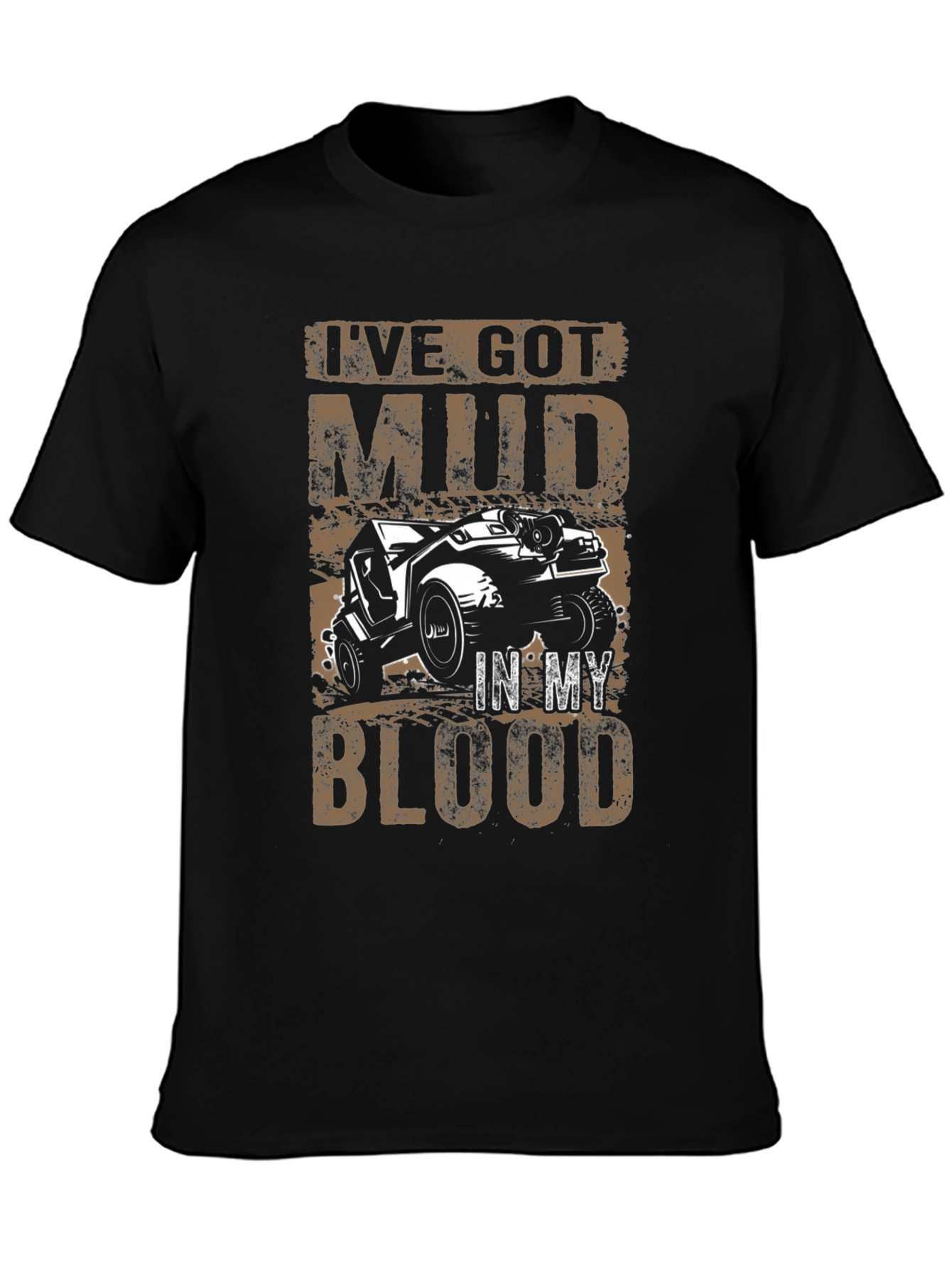 Mud in My Blood Black Graphic T-Shirt