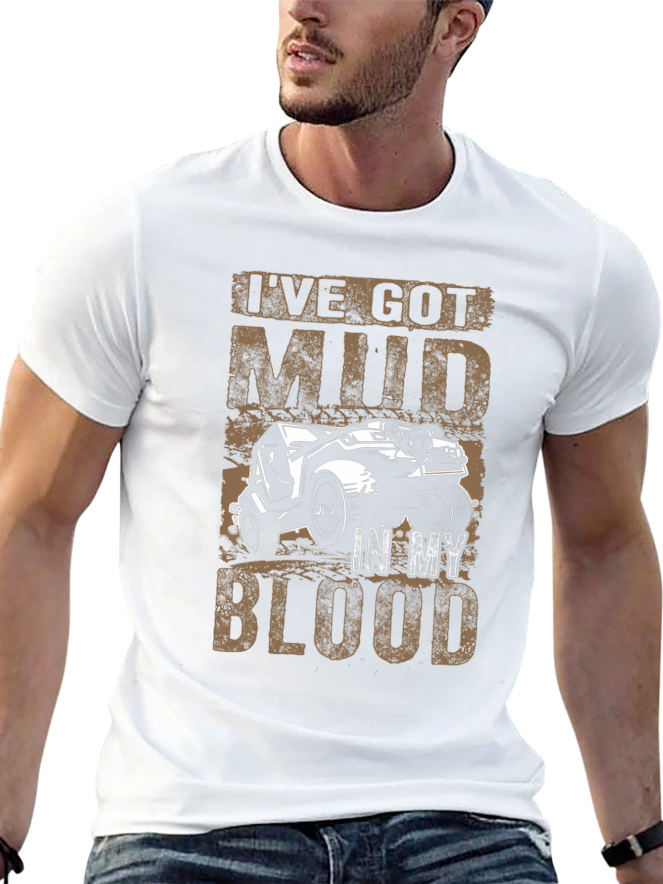 Mud in My Blood Black Graphic T-Shirt