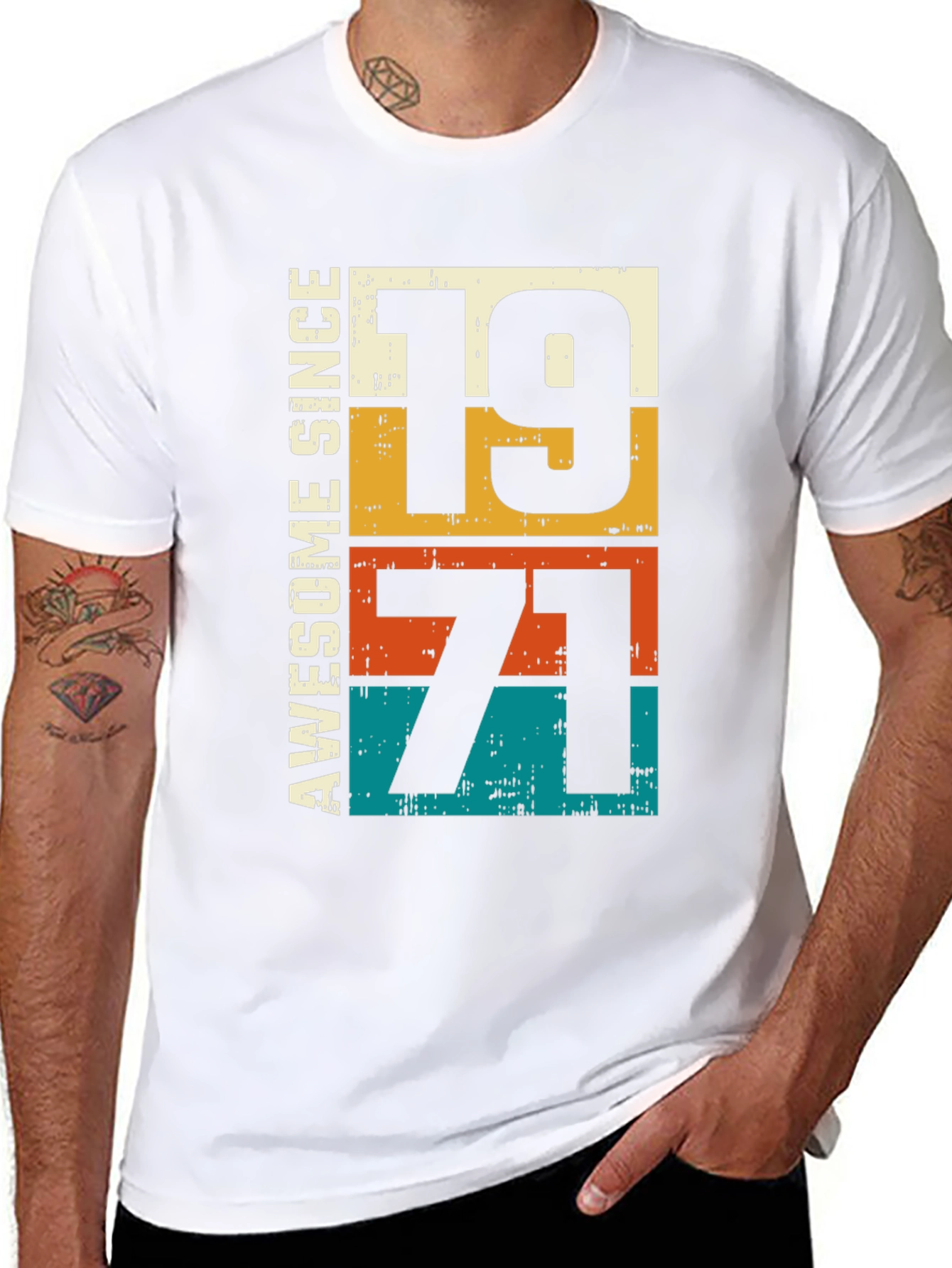 Awesome Since 1971 T-Shirt - Retro Style