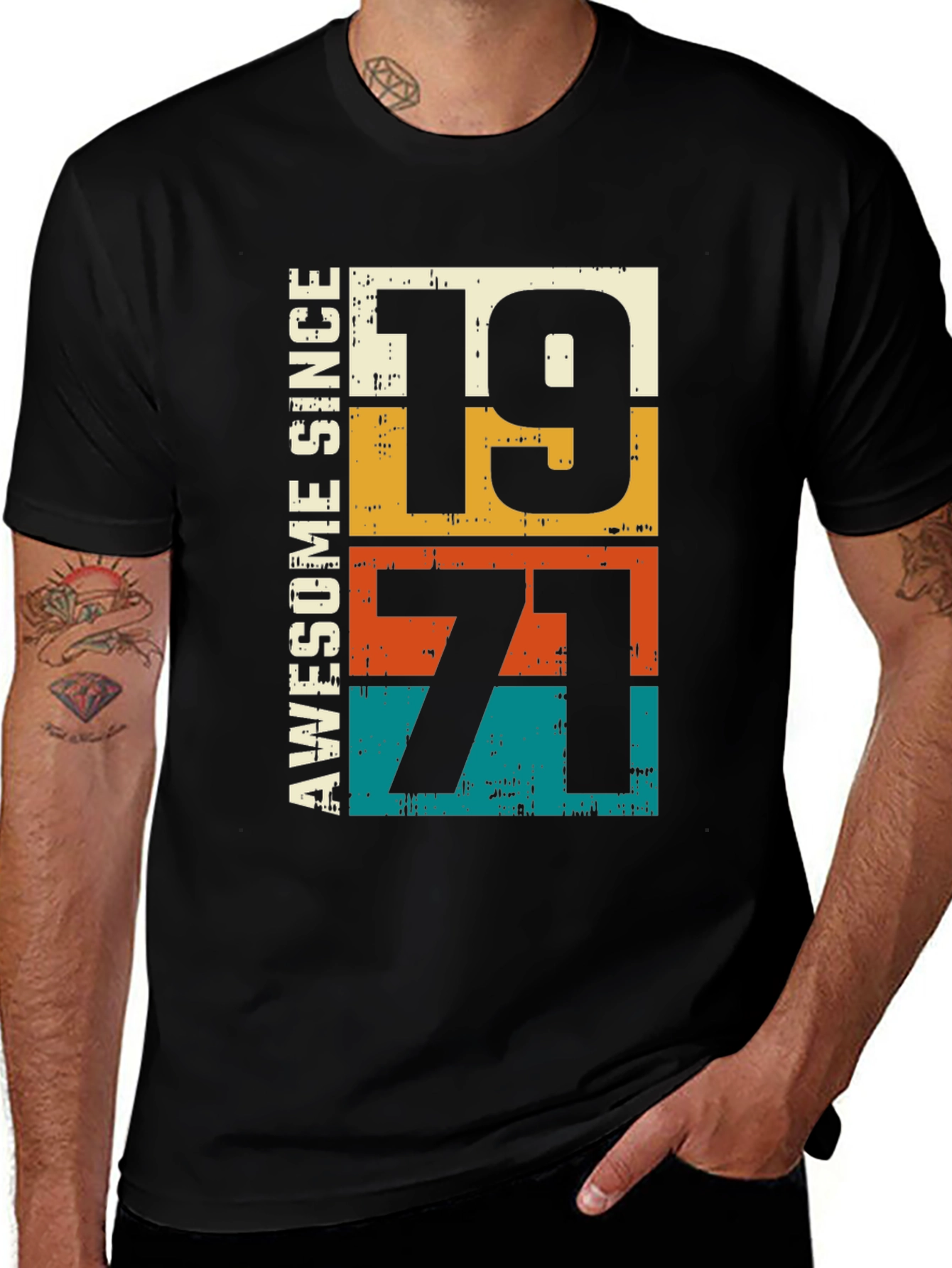 Awesome Since 1971 T-Shirt - Retro Style
