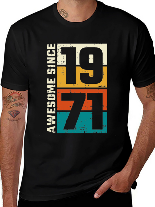 Awesome Since 1971 T-Shirt - Retro Style