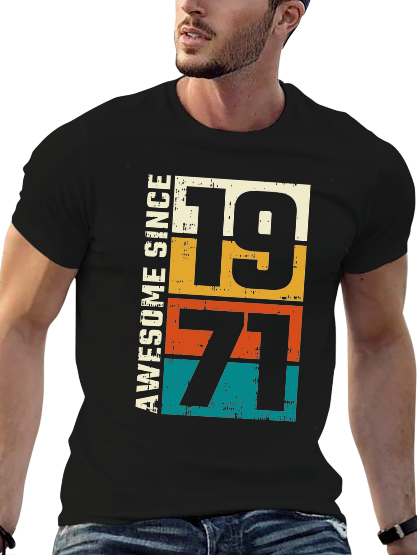 Awesome Since 1971 T-Shirt - Retro Style