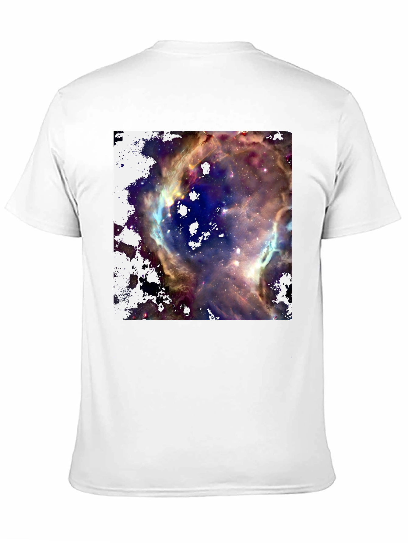 Nebula Print Black T-Shirt