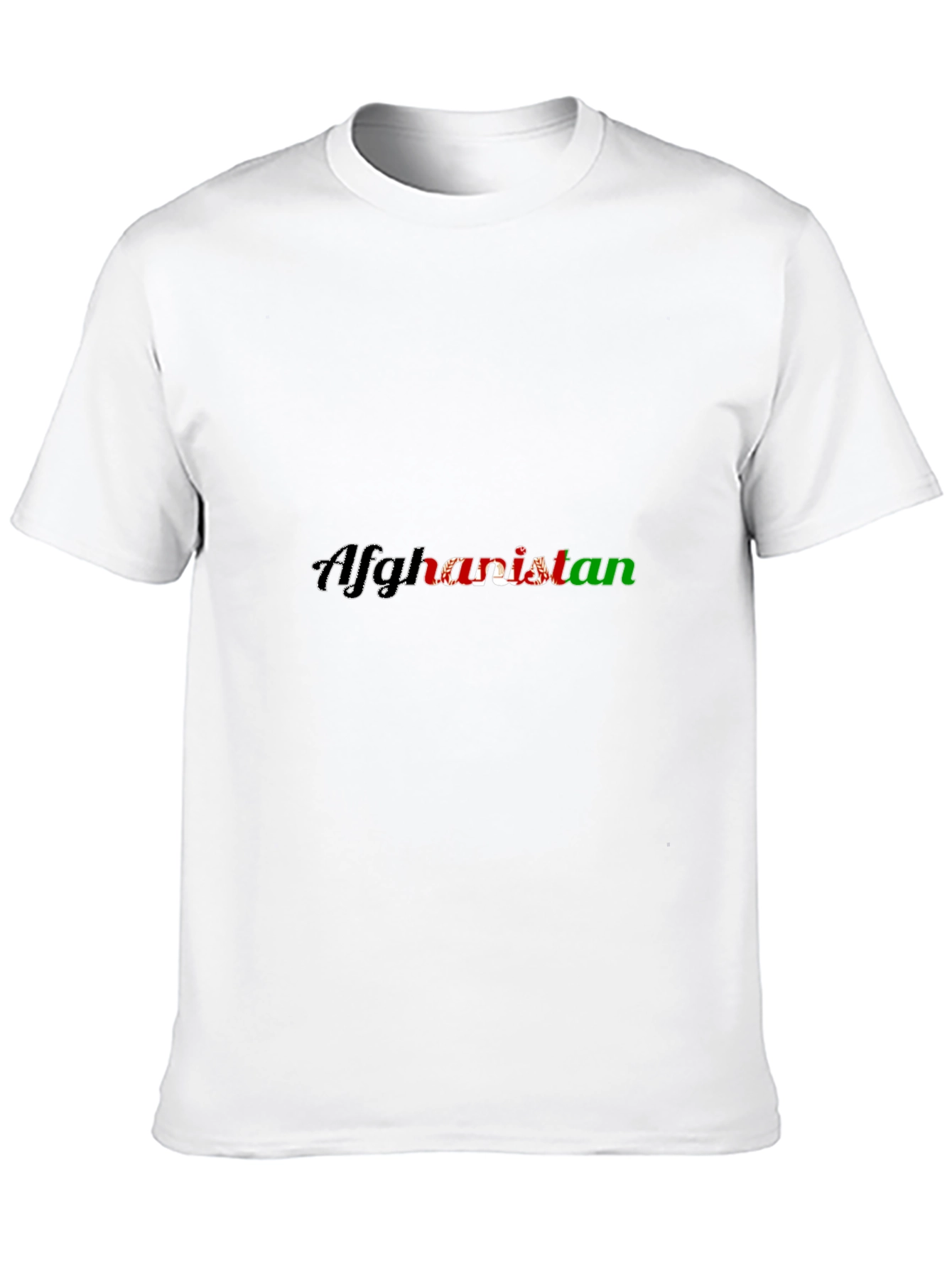 Afghanistan Flag T-Shirt - Patriotic Black Tee