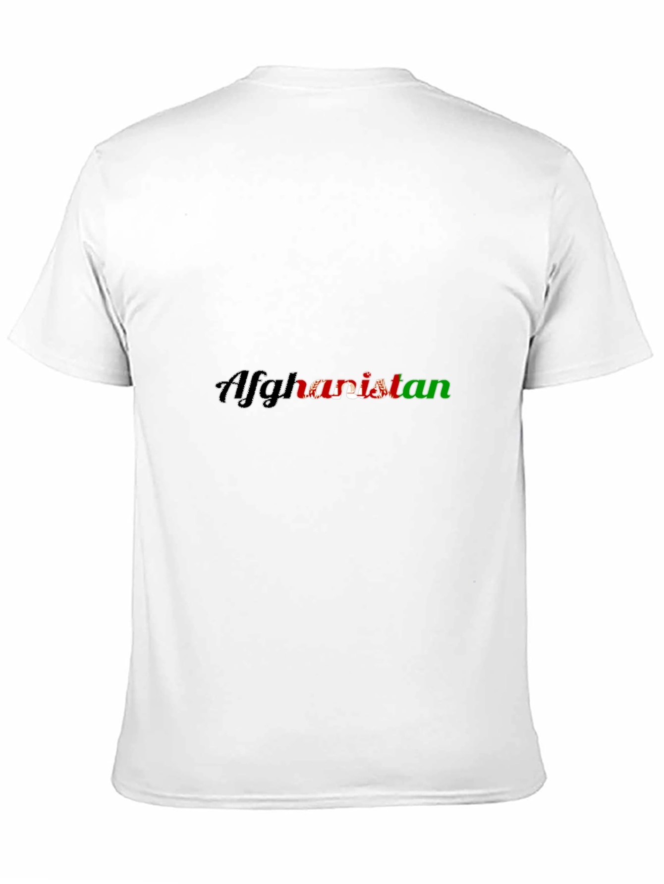 Afghanistan Flag T-Shirt - Patriotic Black Tee