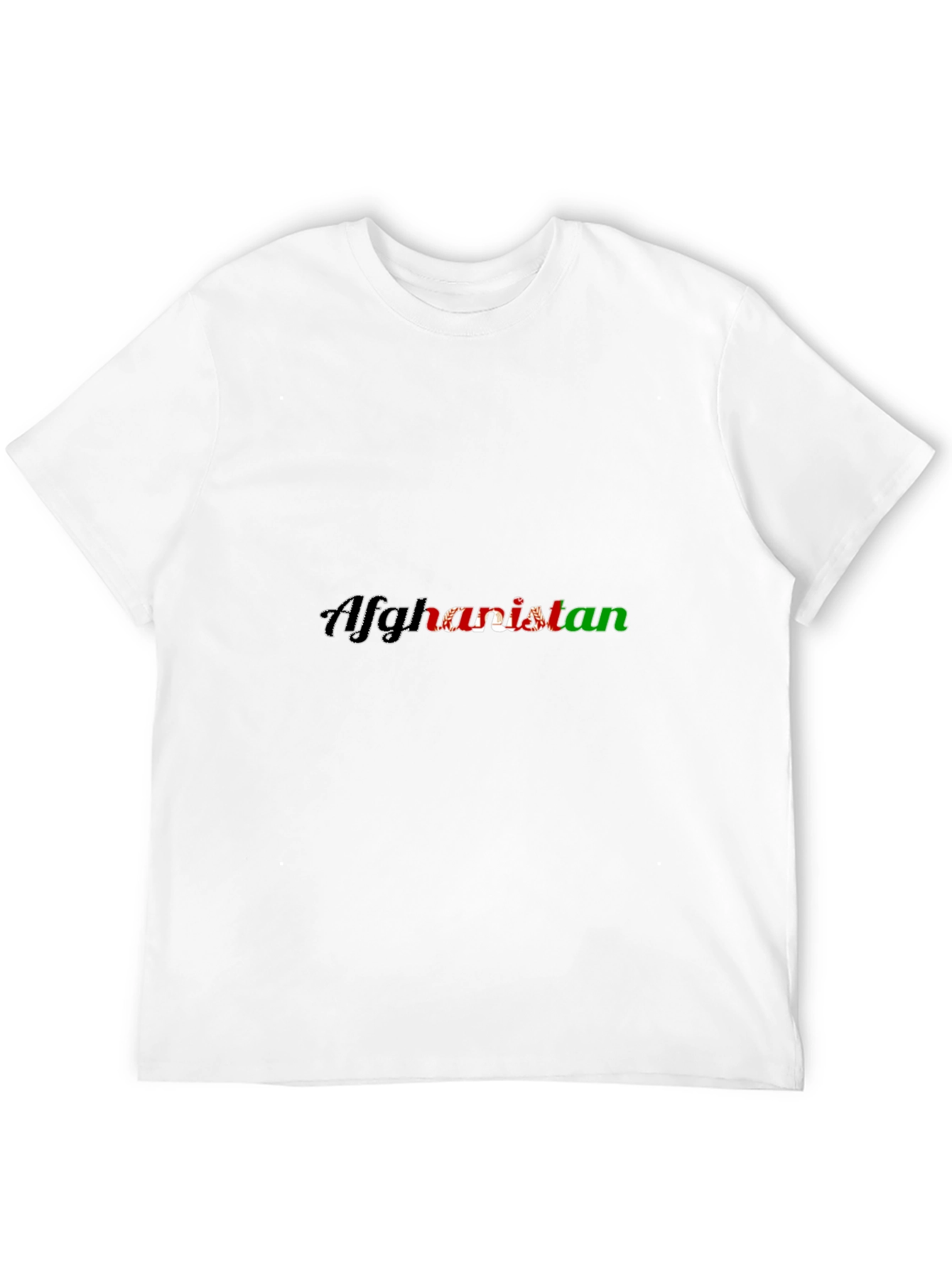 Afghanistan Flag T-Shirt - Patriotic Black Tee