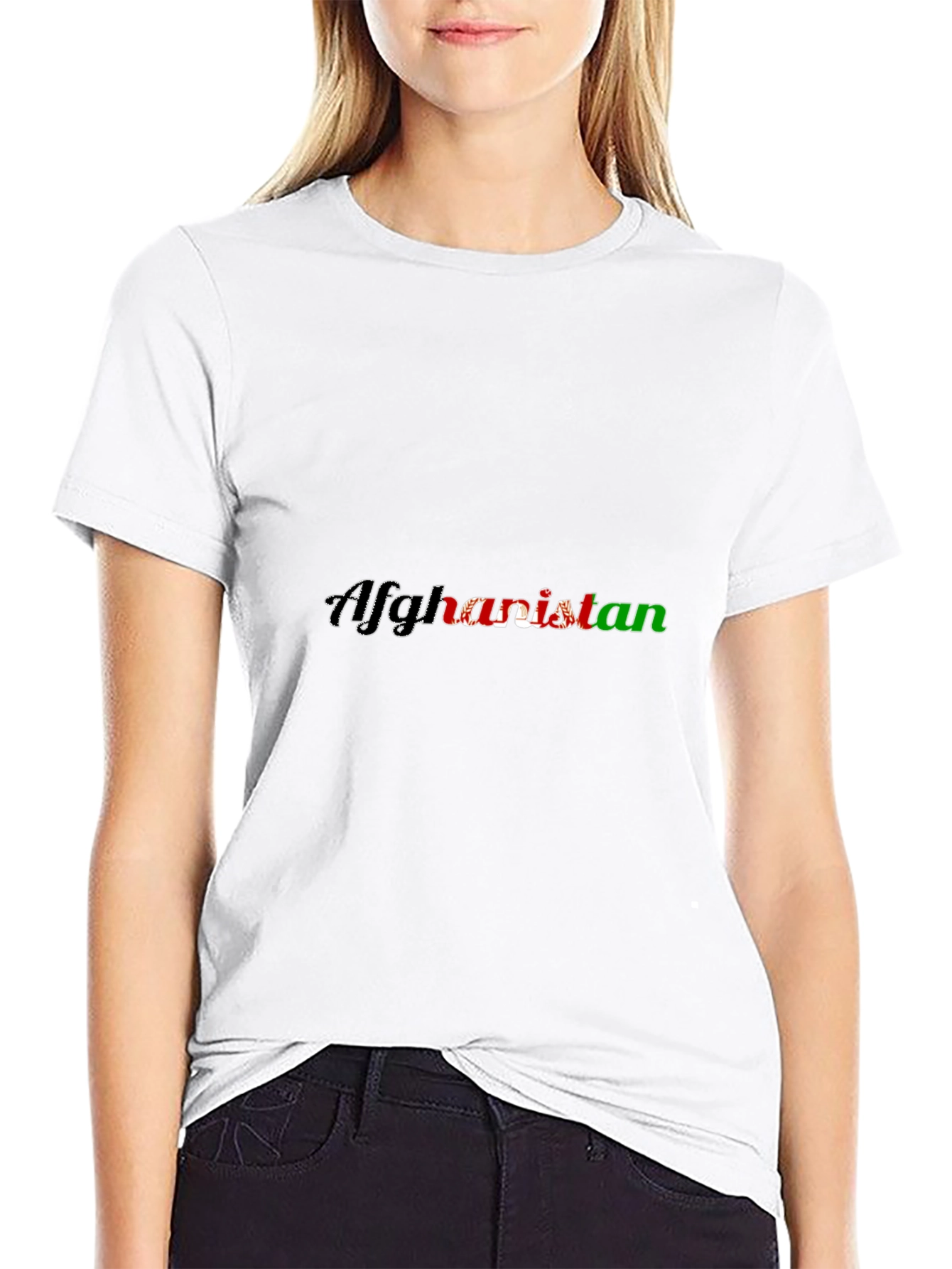 Afghanistan Flag T-Shirt - Patriotic Black Tee