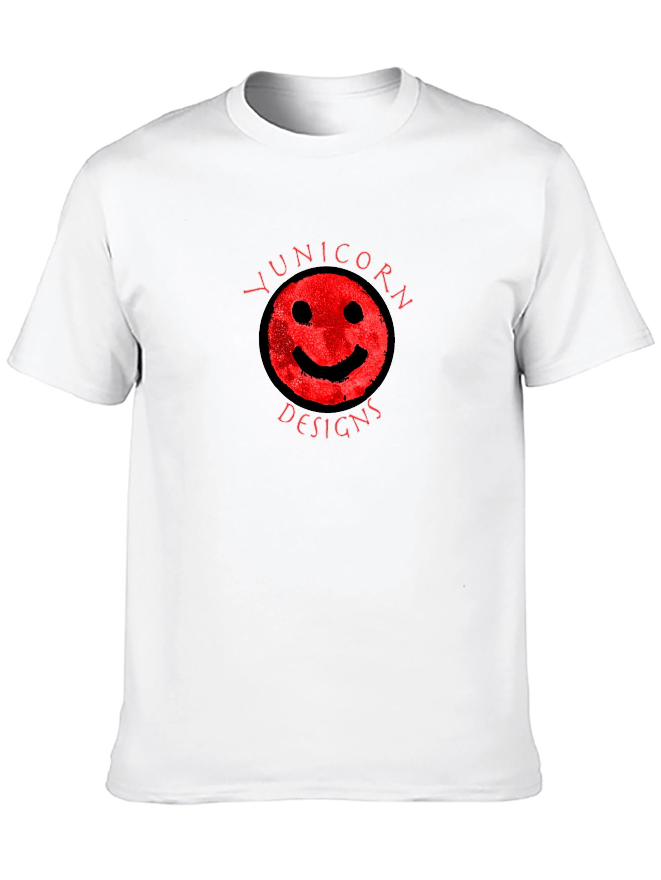 Yunicorn Designs Smiley Face Graphic Tee