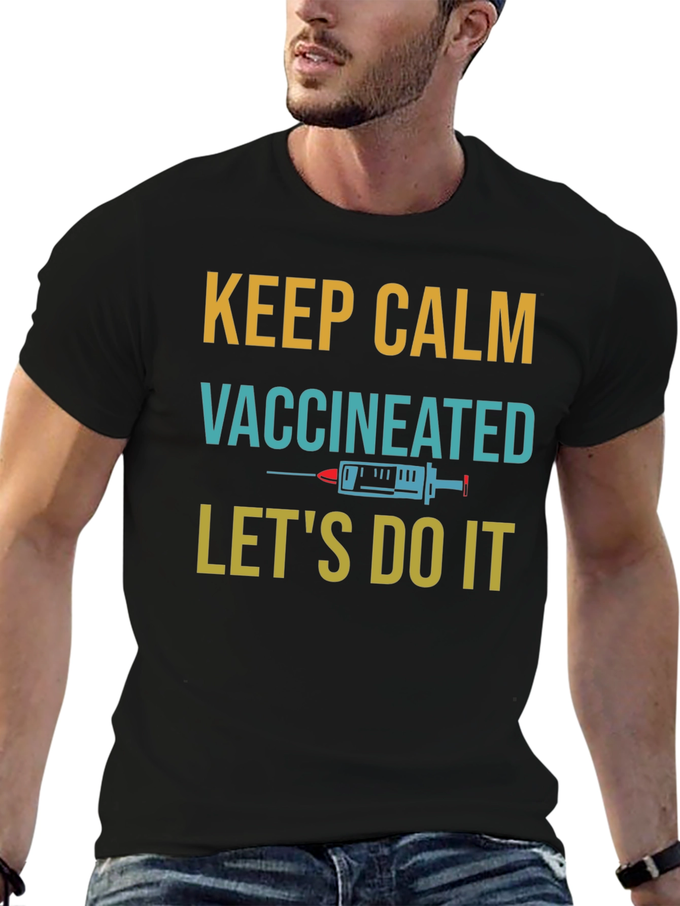 Keep Calm Vaccinated T-Shirt