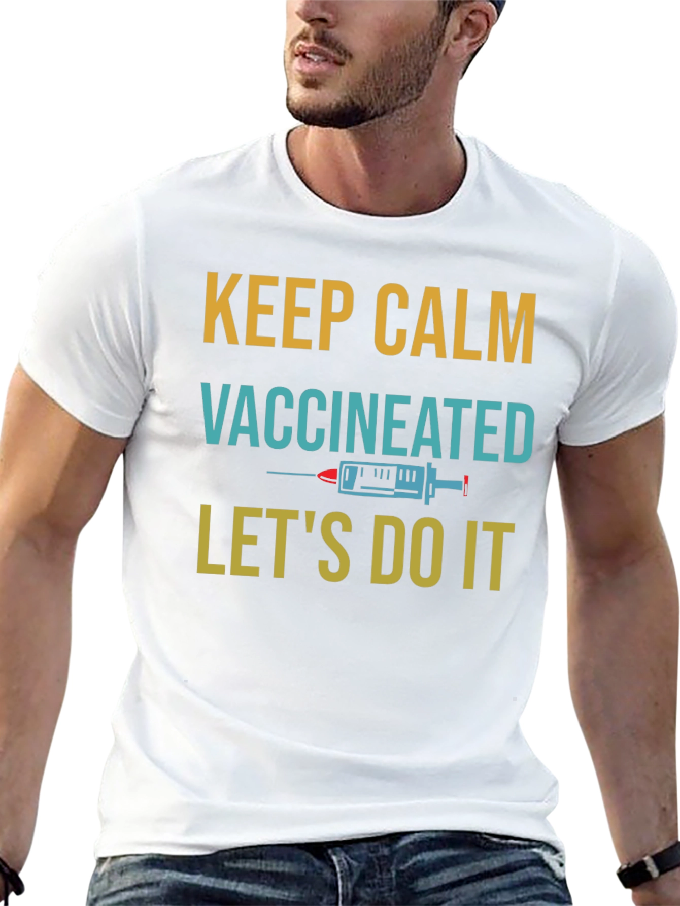 Keep Calm Vaccinated T-Shirt