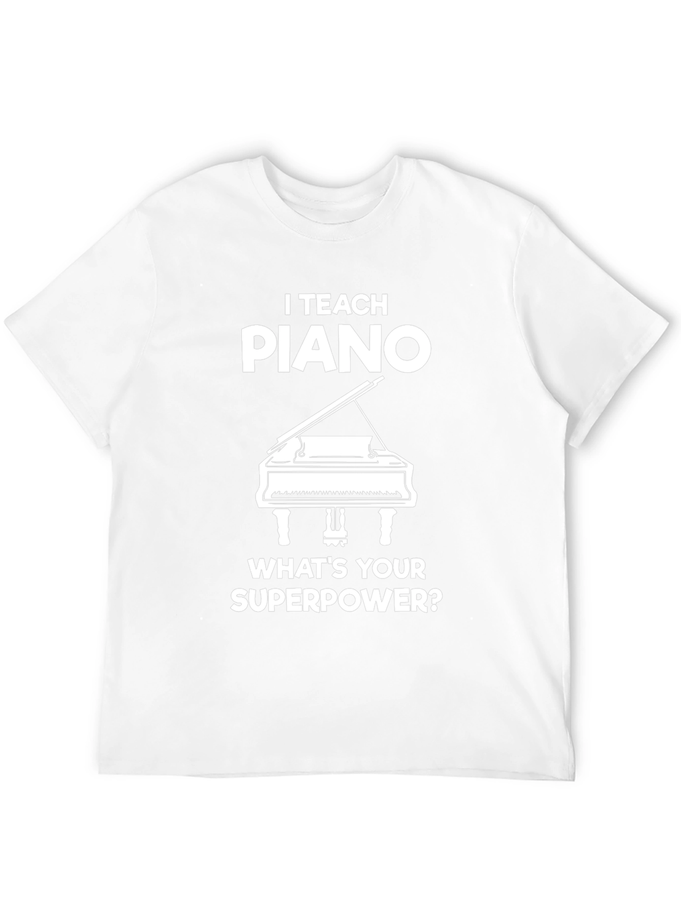 I Teach Piano Graphic T-Shirt