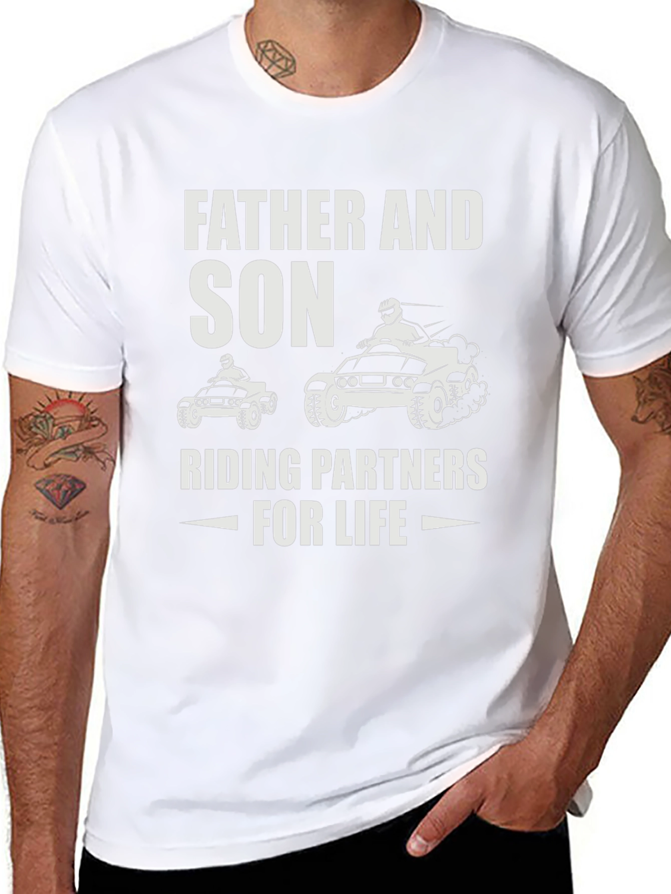 Father & Son Riding Partners T-Shirt