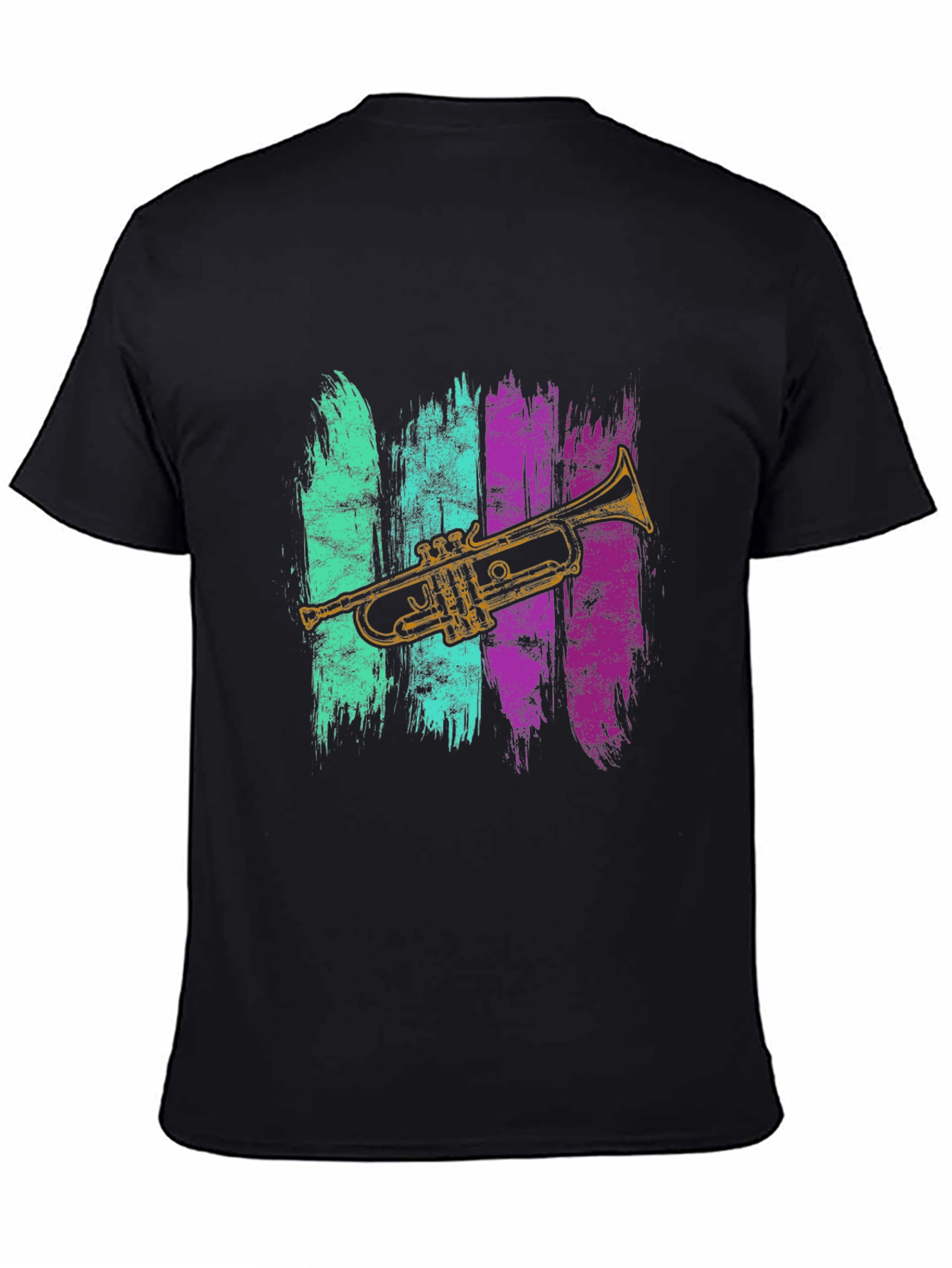 Trumpet Graphic Tee - Retro Musical Style