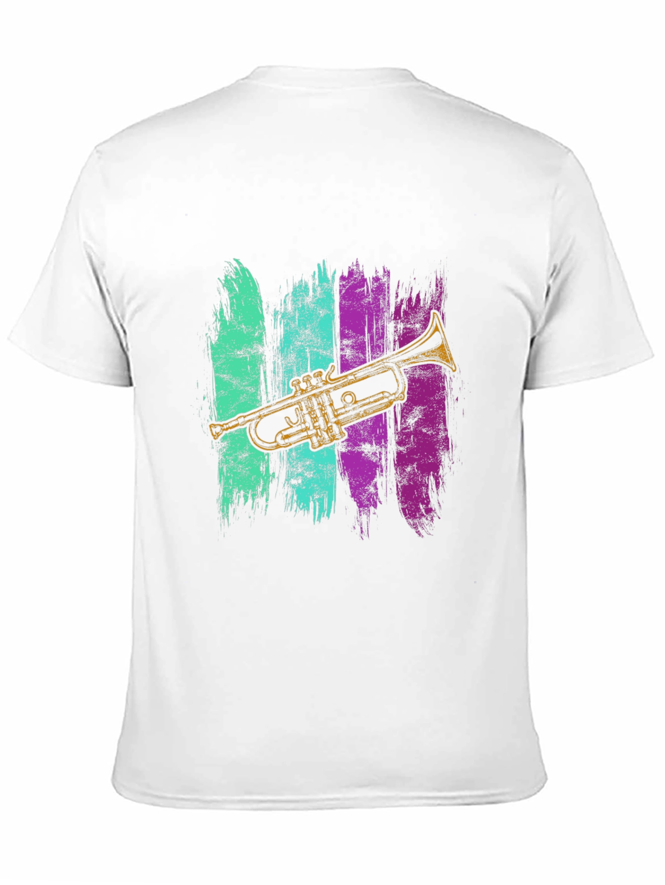 Trumpet Graphic Tee - Retro Musical Style