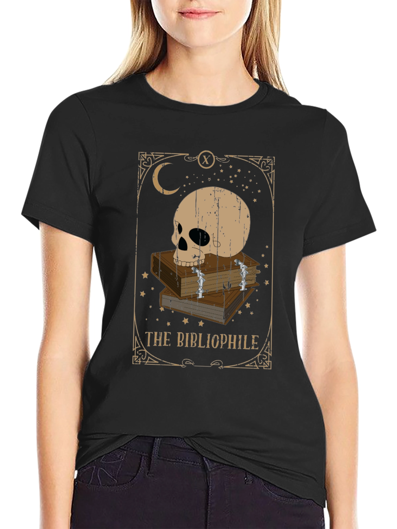 The Bibliophile Tarot T-Shirt