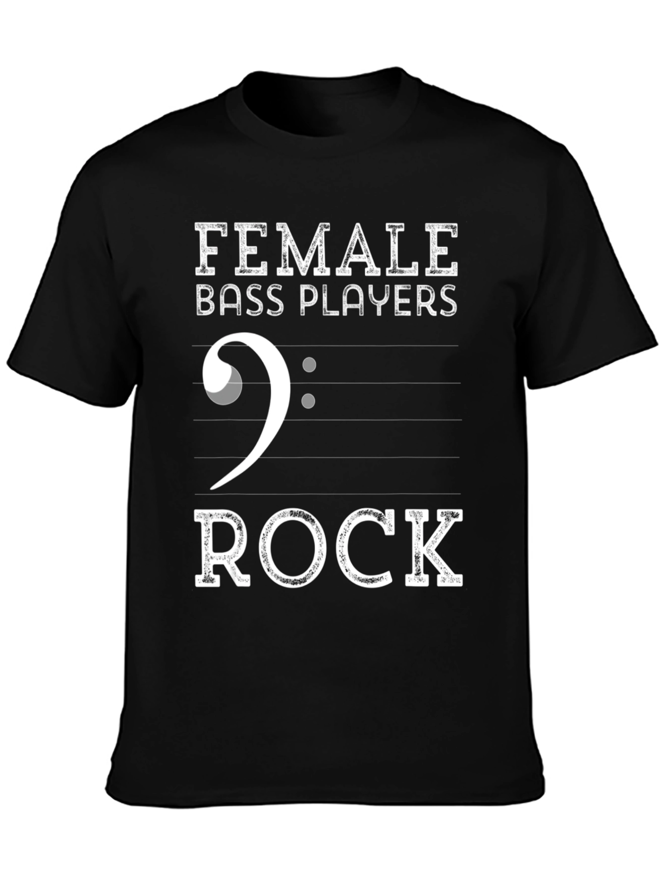 Female Bass Players Rock T-Shirt