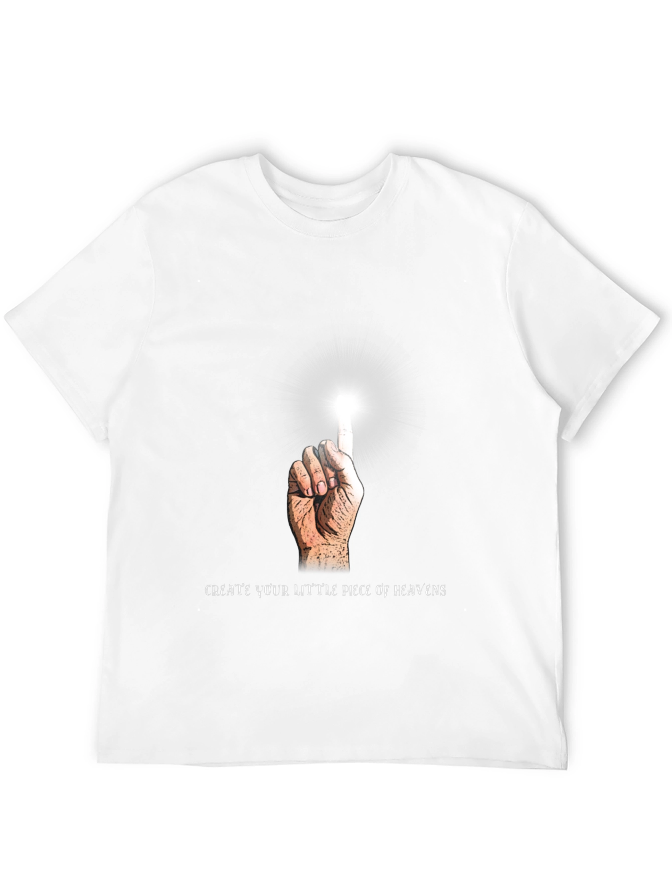 Create Your Heaven Black Graphic Tee