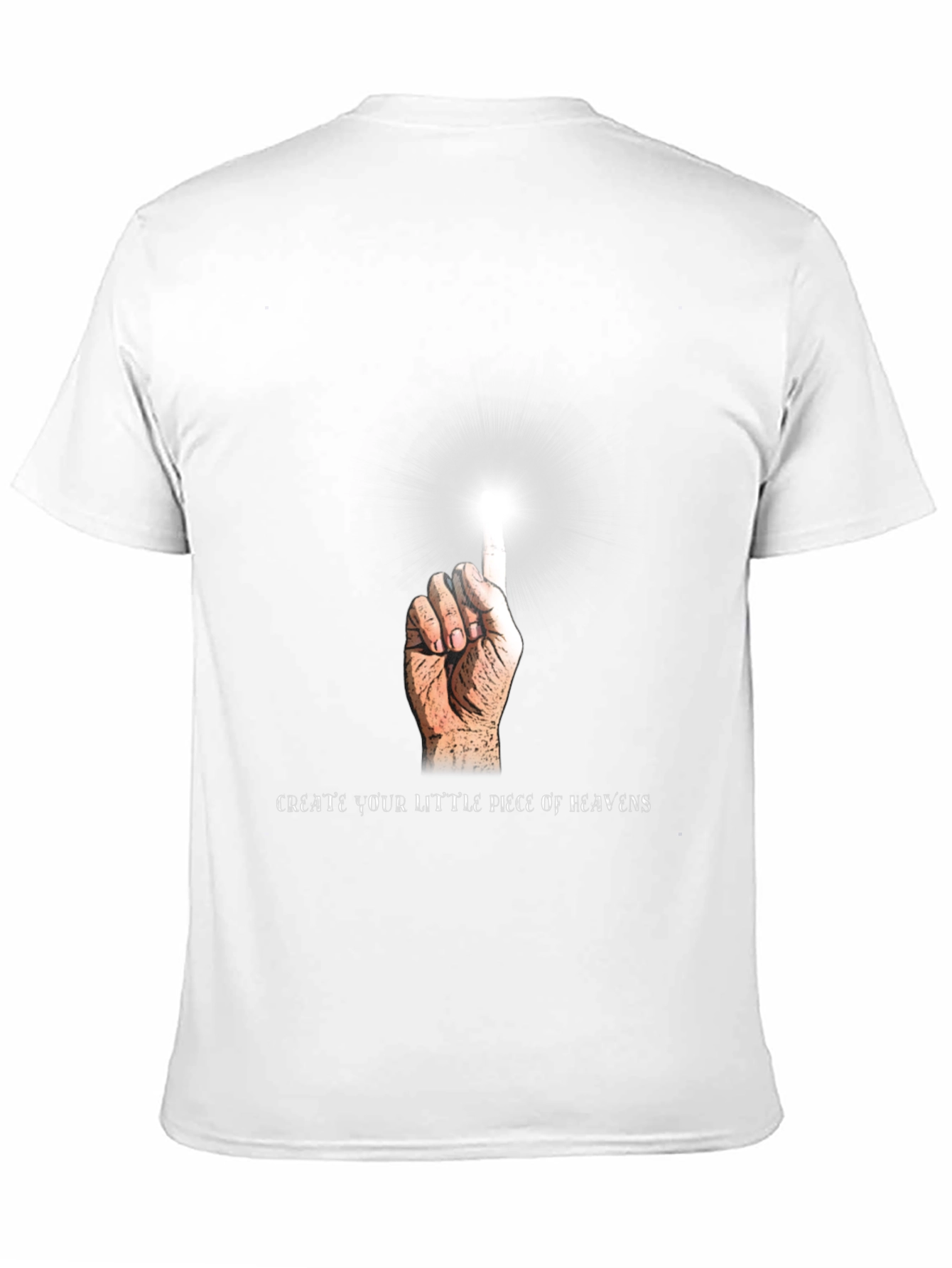 Create Your Heaven Black Graphic Tee