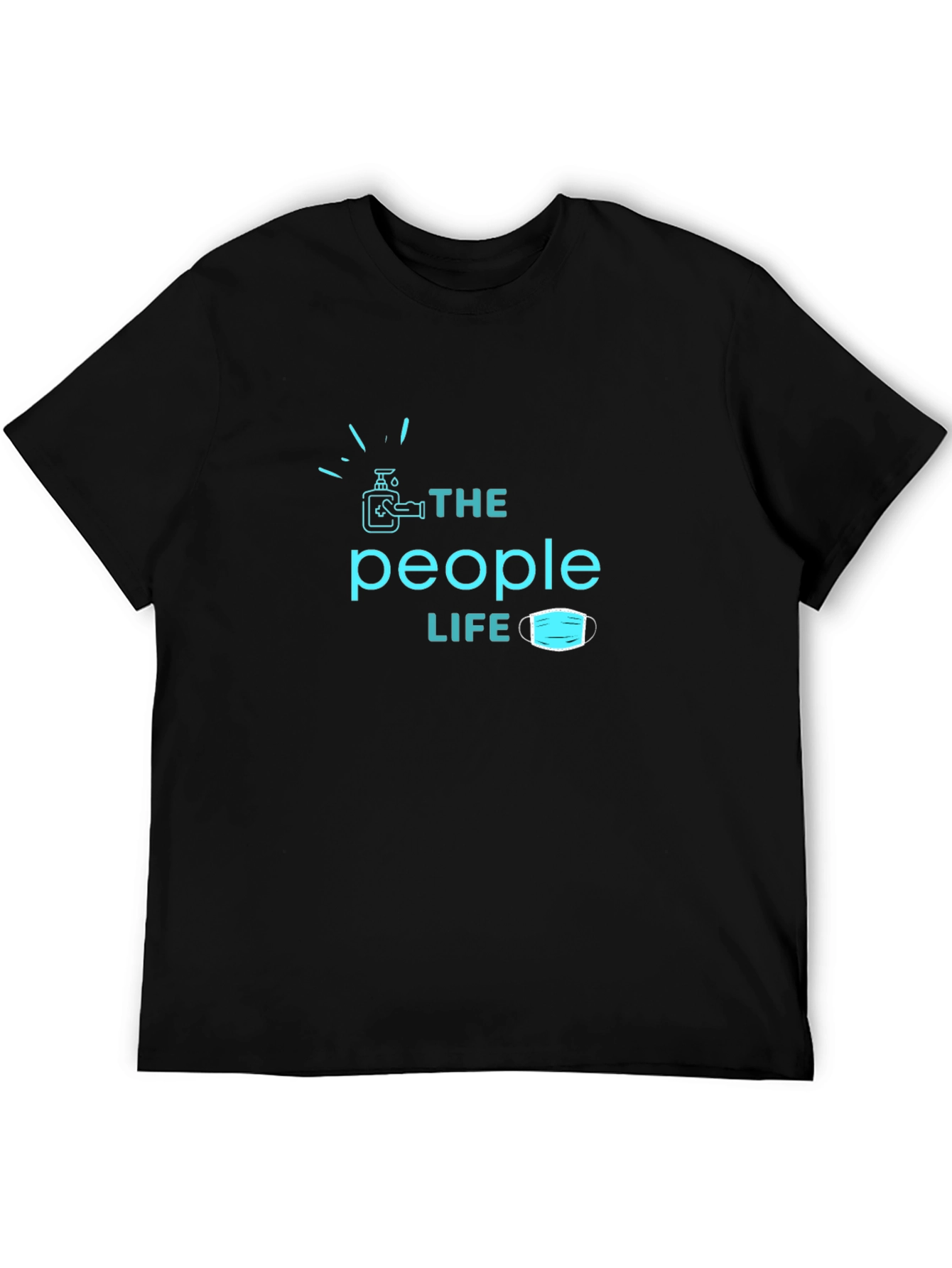 The People Life Black T-Shirt