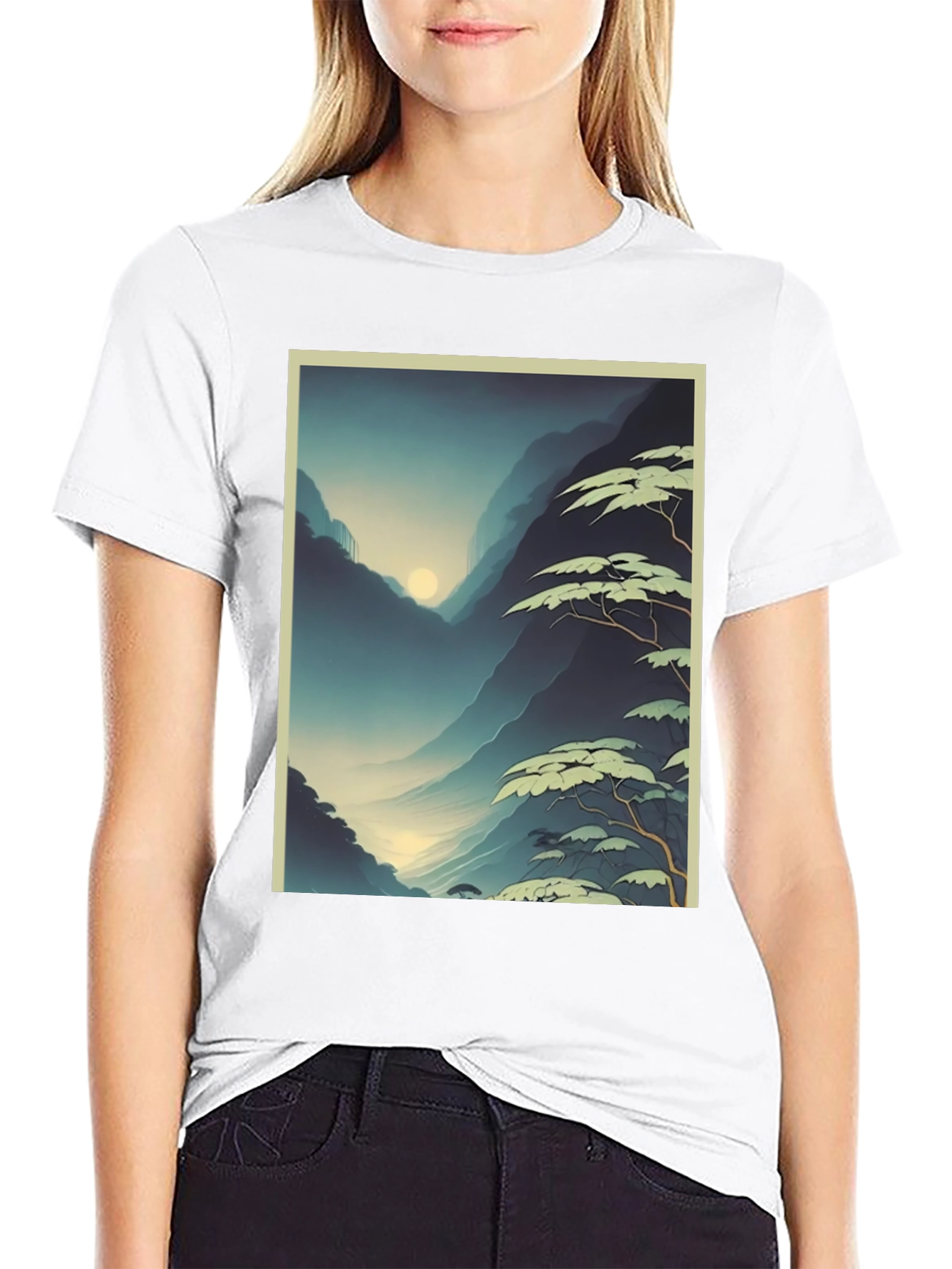 Mountain Vista Graphic Tee - Stylish Unisex T-Shirt