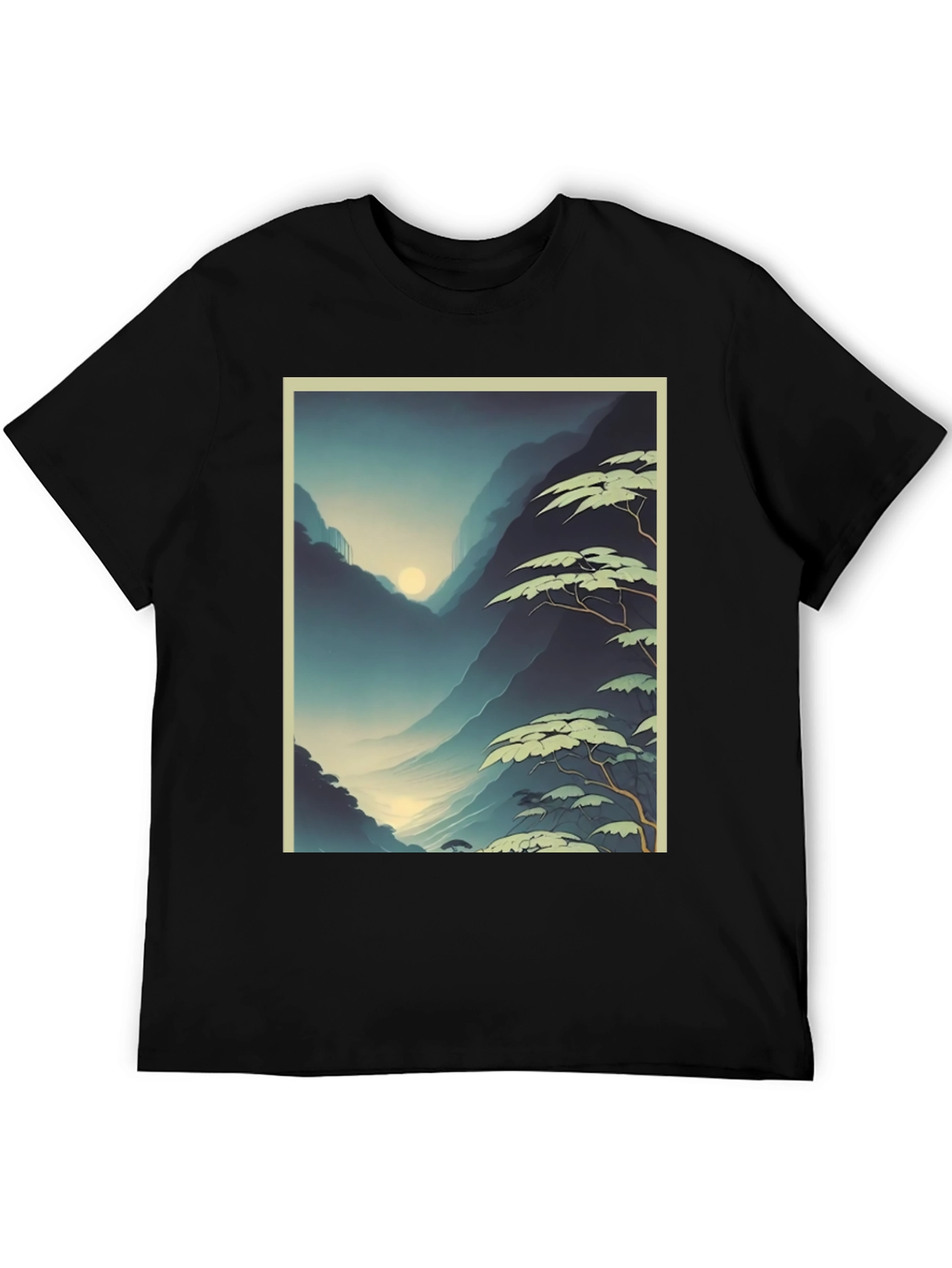 Mountain Vista Graphic Tee - Stylish Unisex T-Shirt