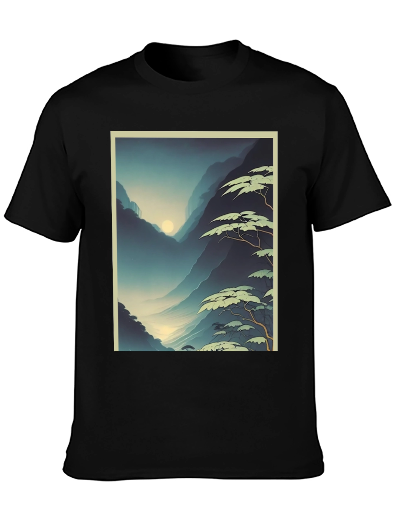 Mountain Vista Graphic Tee - Stylish Unisex T-Shirt