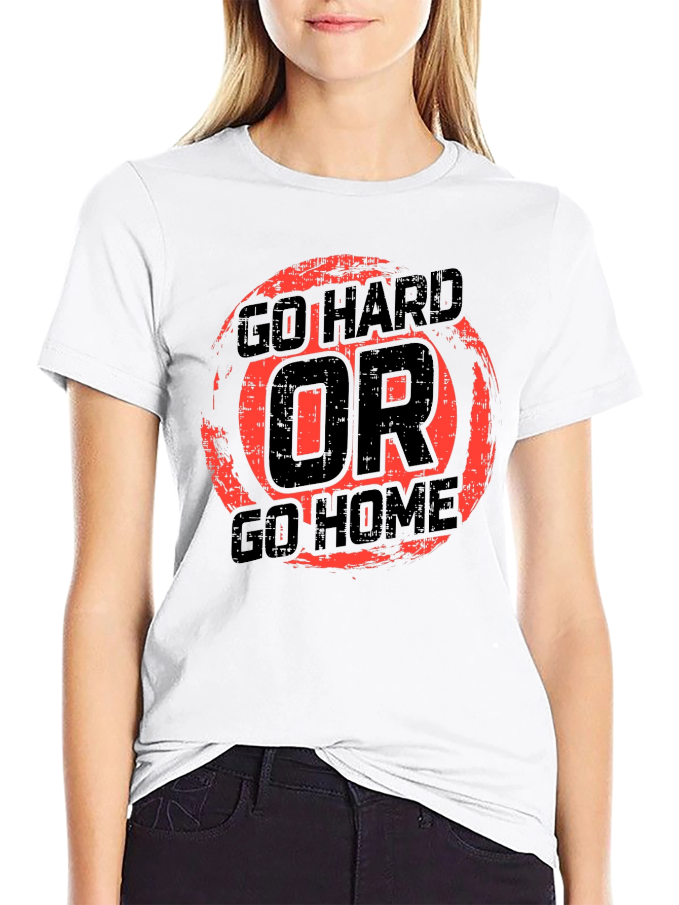 Go Hard Or Go Home Graphic Tee