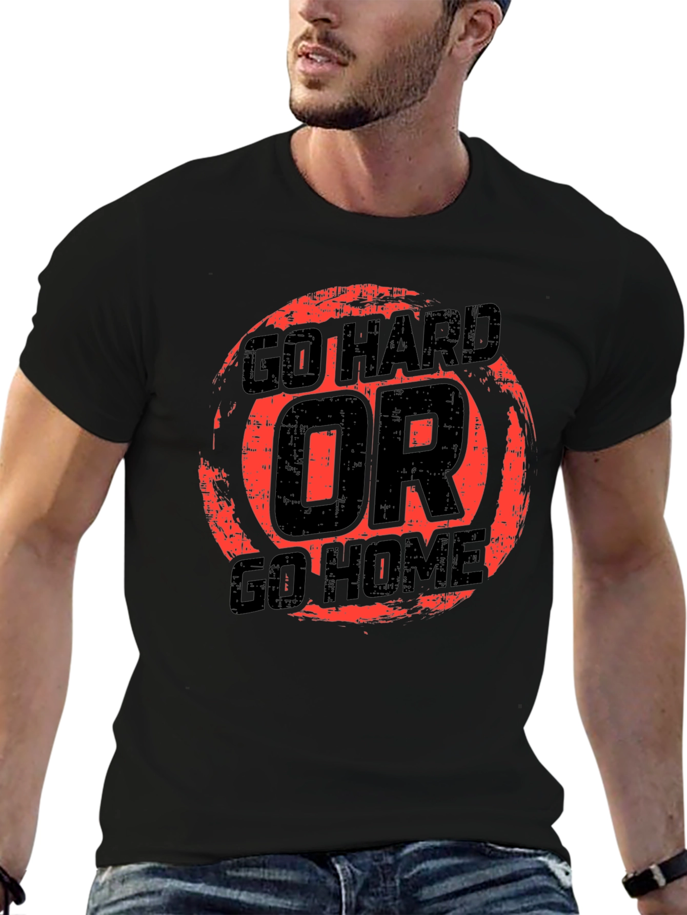 Go Hard Or Go Home Graphic Tee