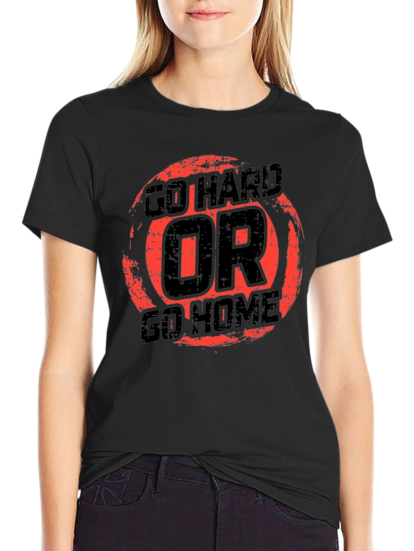 Go Hard Or Go Home Graphic Tee