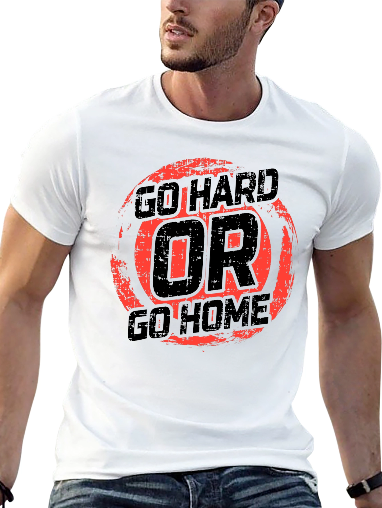 Go Hard Or Go Home Graphic Tee