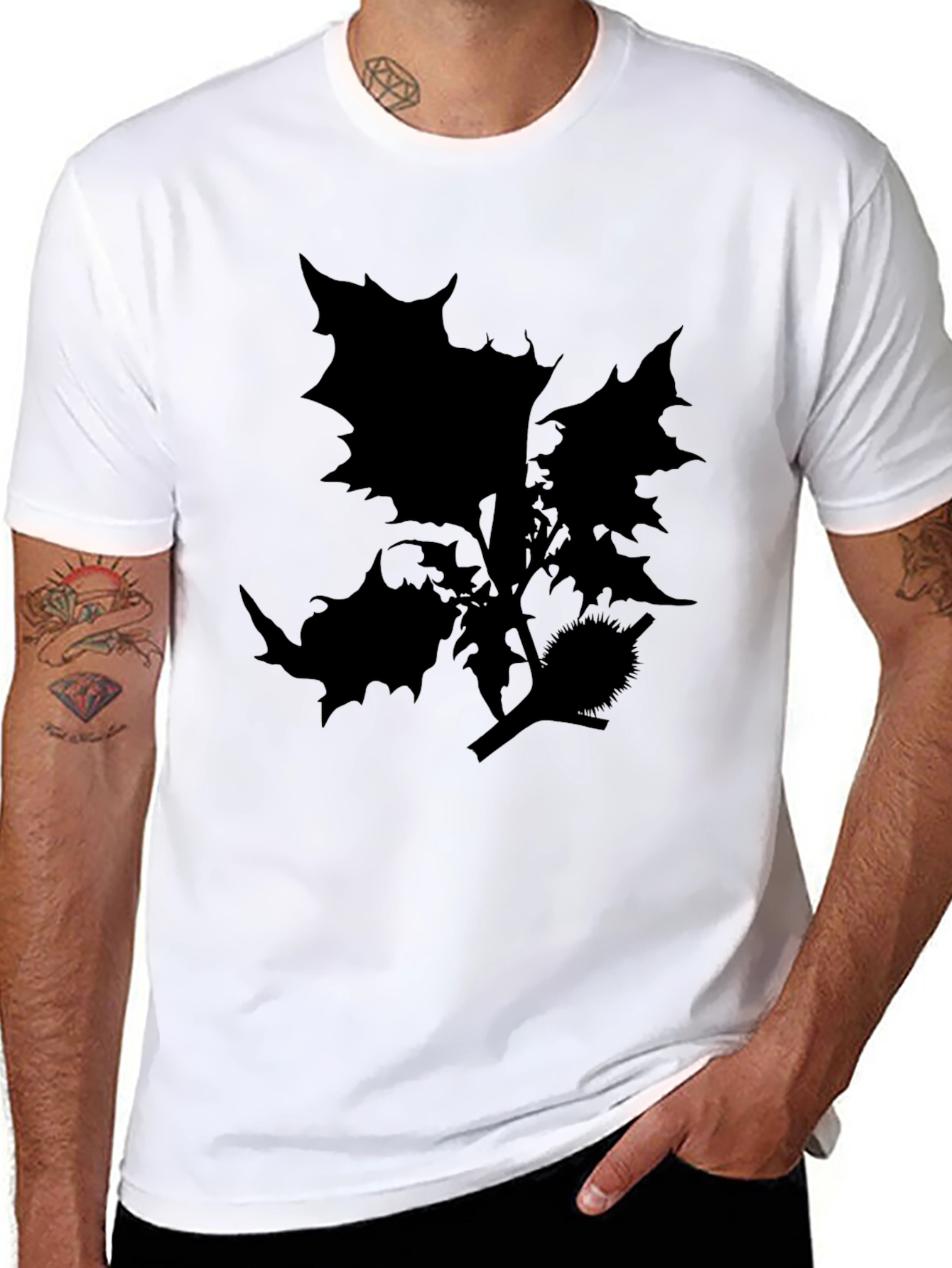 Black Banksia T-Shirt - Nature Inspired Design