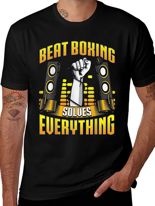 Beat Boxing Solves Everything Graphic Tee