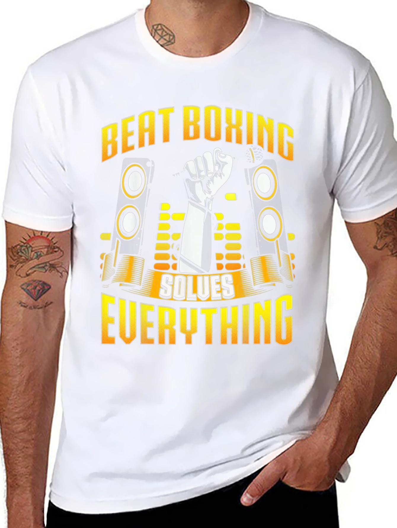Beat Boxing Solves Everything Graphic Tee