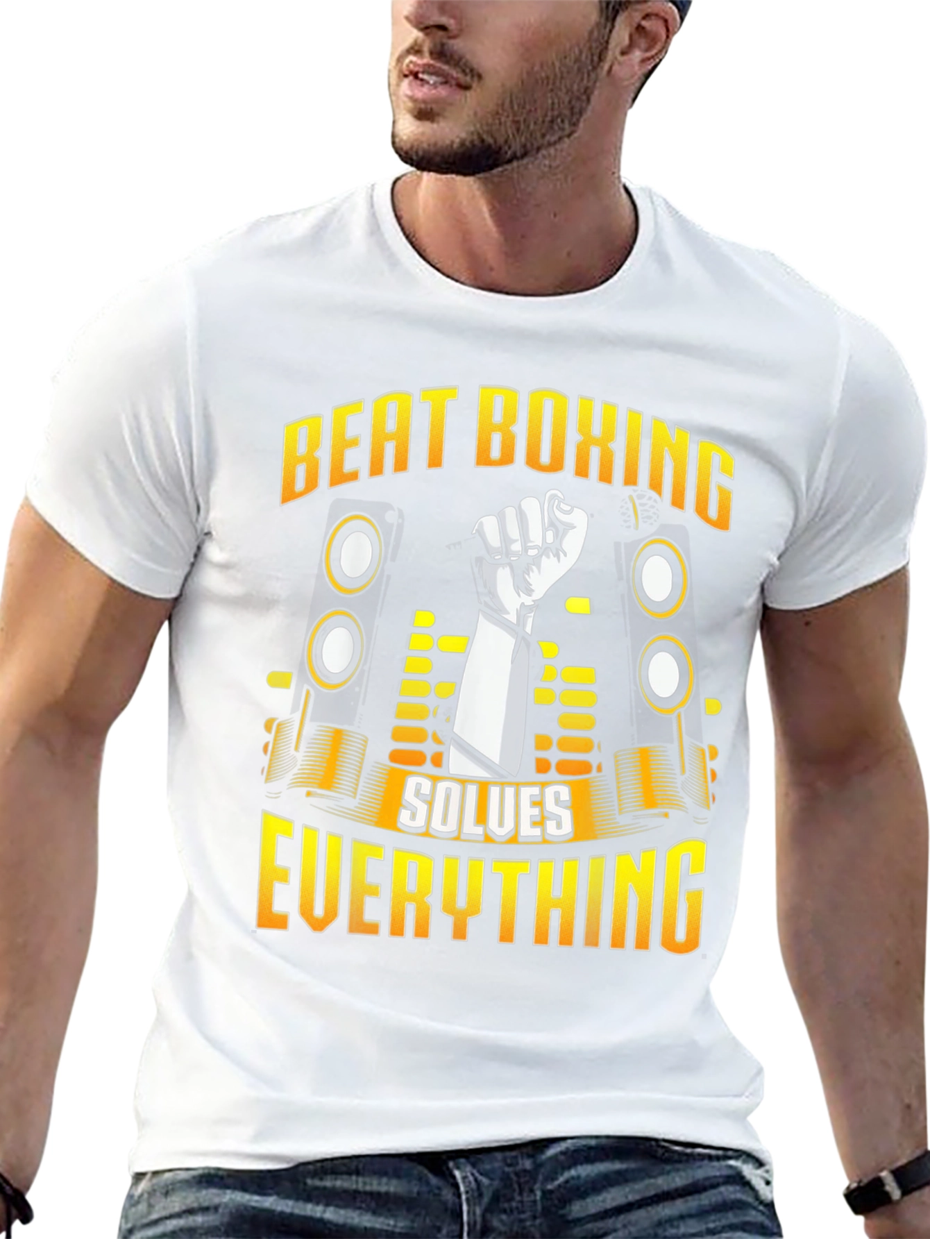 Beat Boxing Solves Everything Graphic Tee
