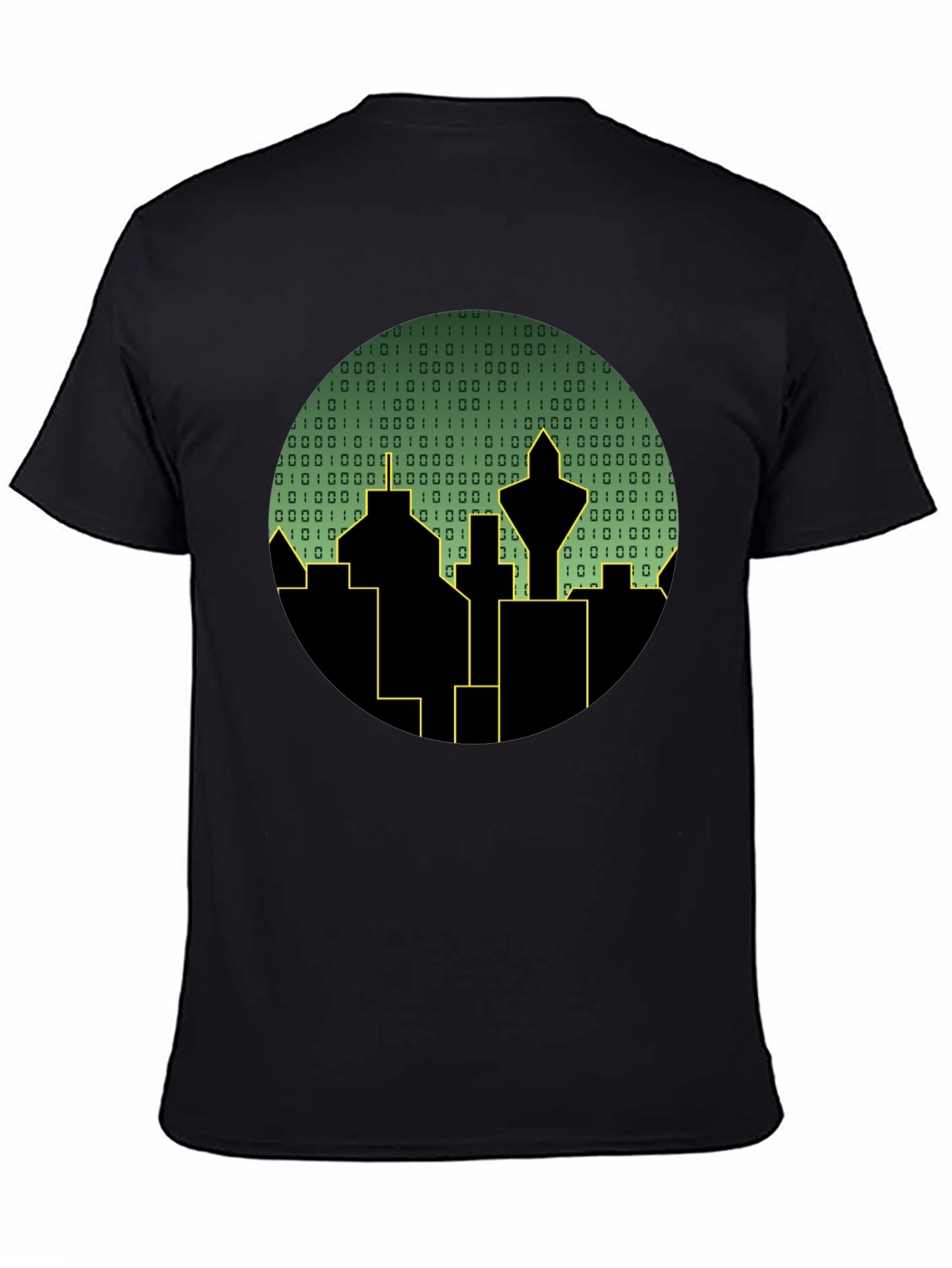 Tech City T-Shirt - Binary Skyline