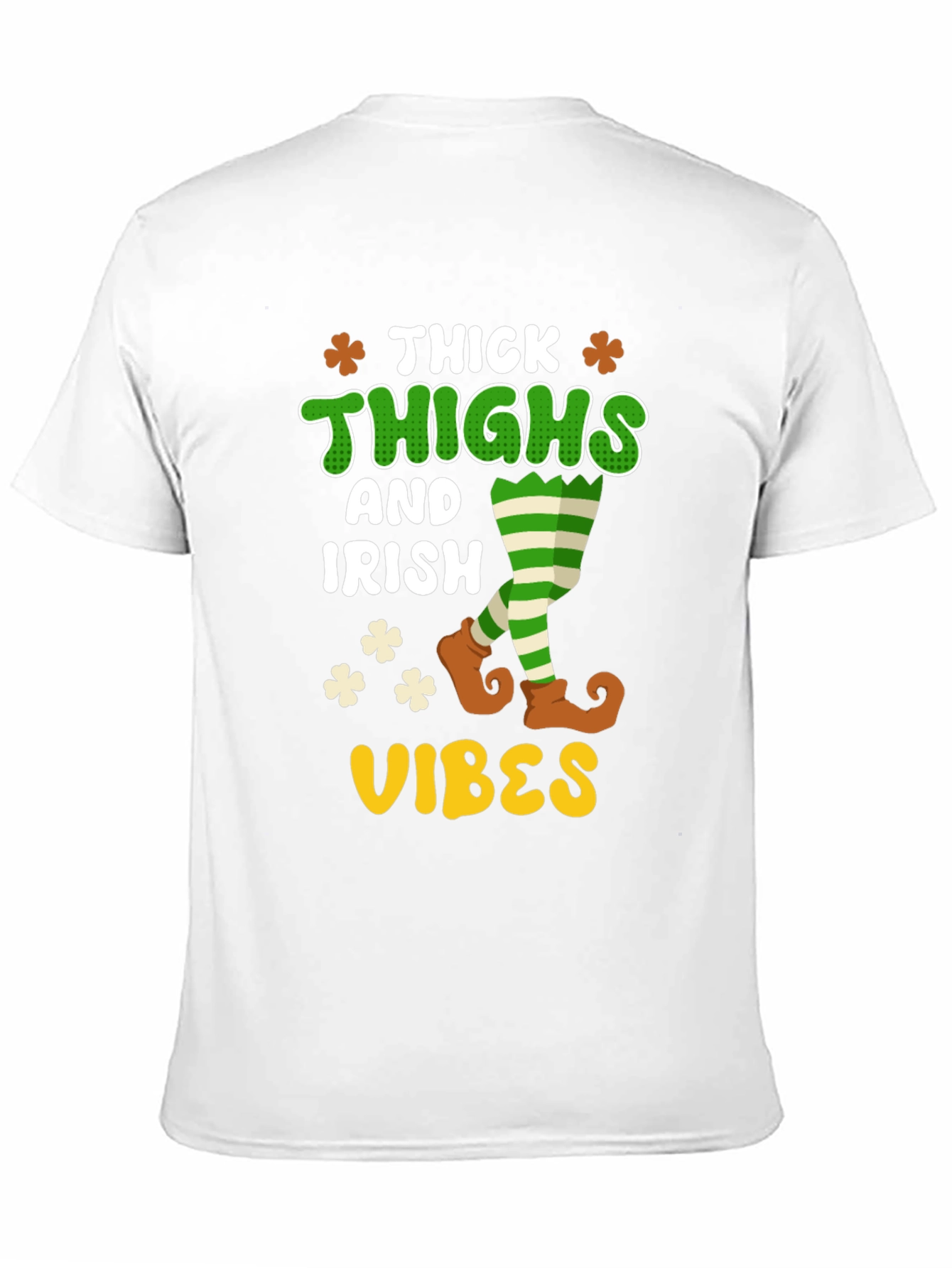Thick Thighs Irish Vibes Graphic T-Shirt