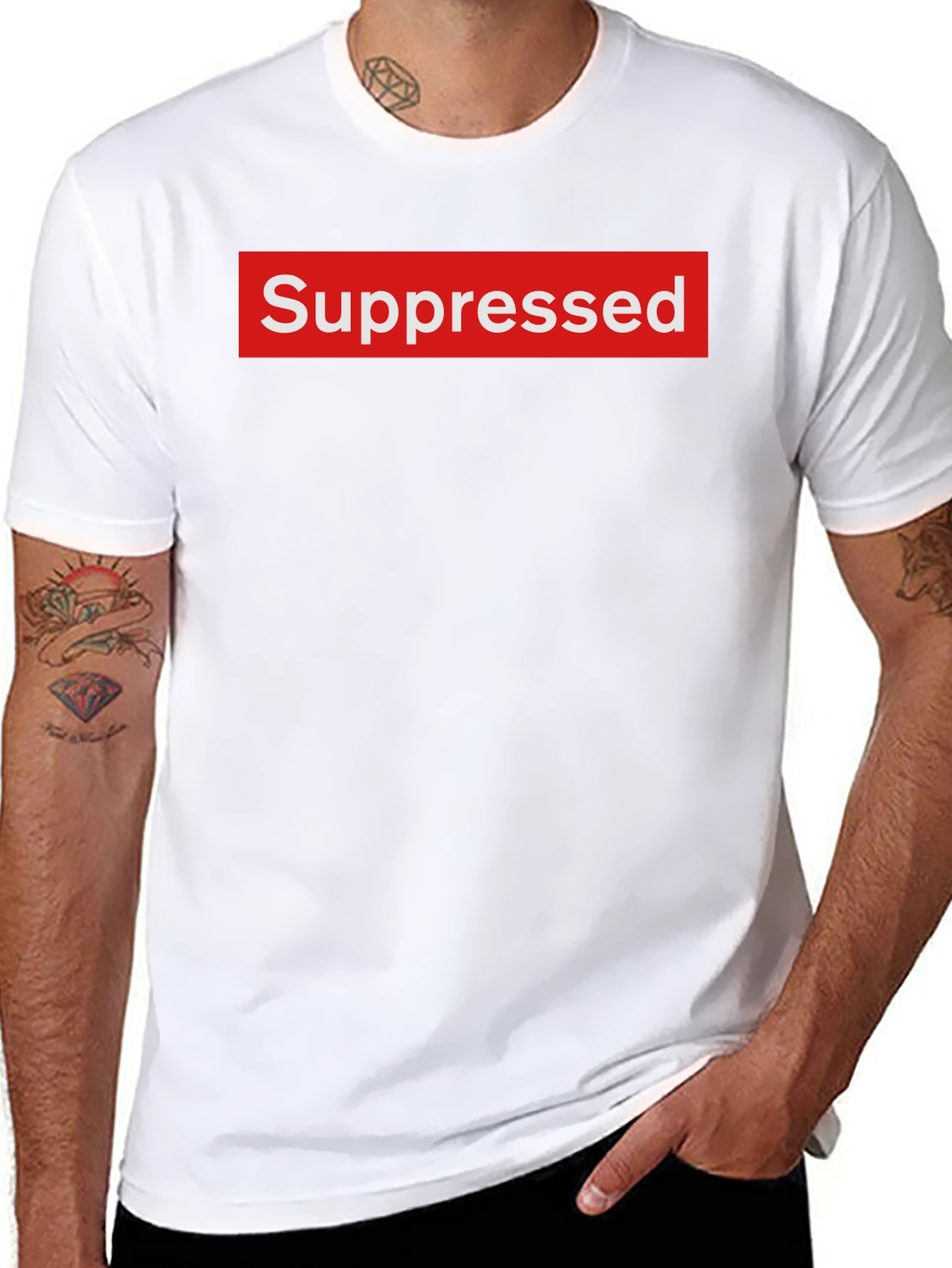Suppressed Box Logo Graphic Tee