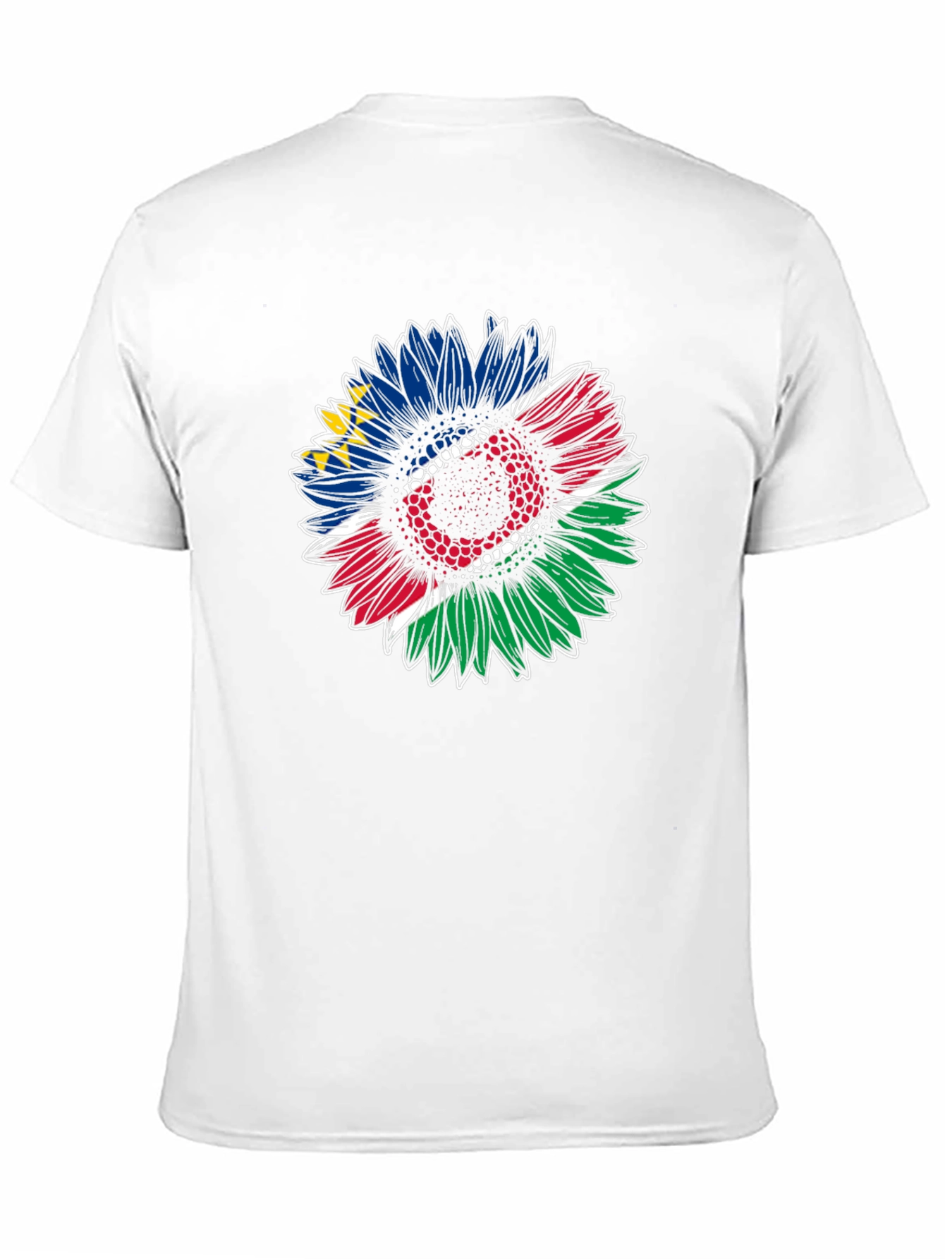 Namibia Flag Sunflower Graphic Tee