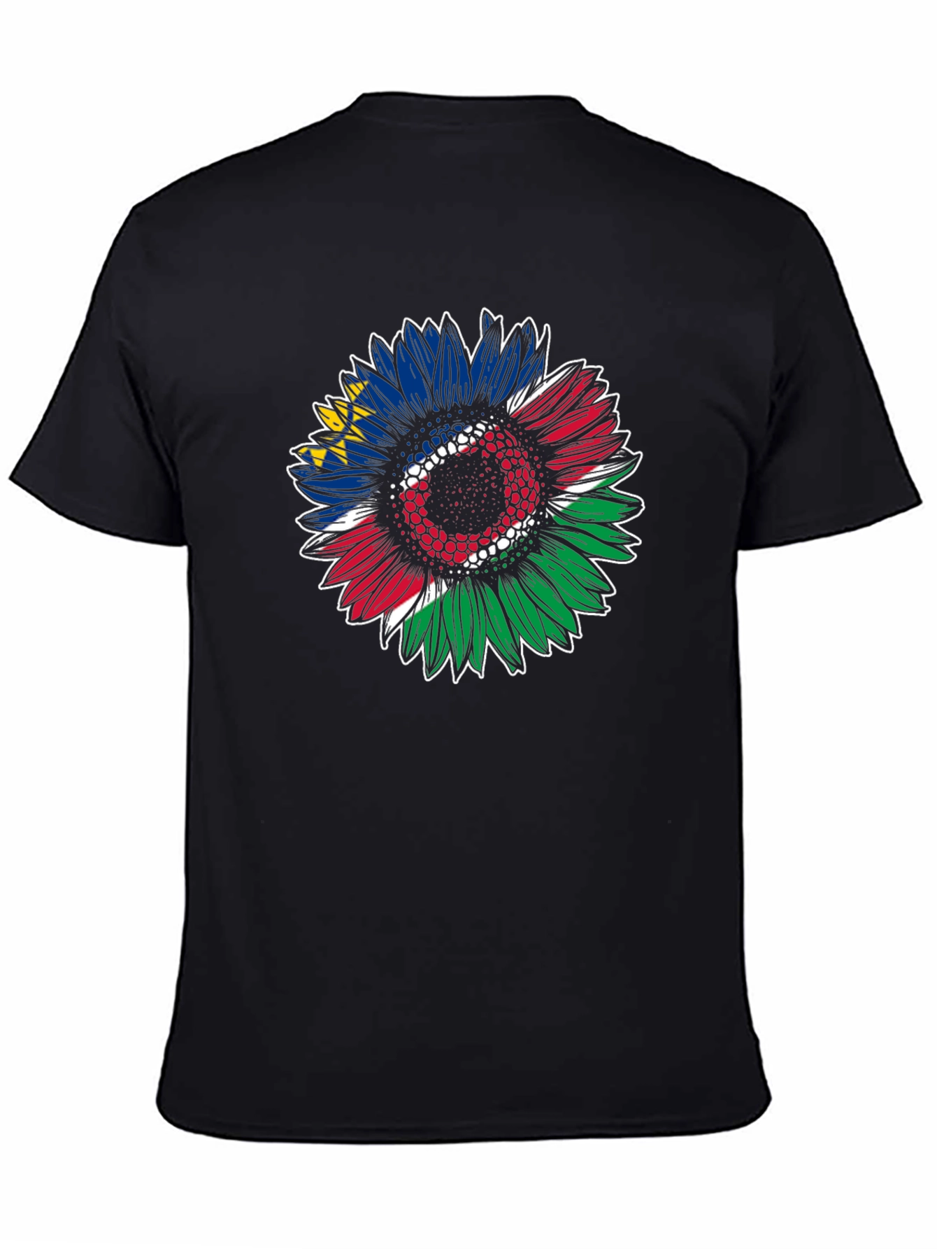 Namibia Flag Sunflower Graphic Tee