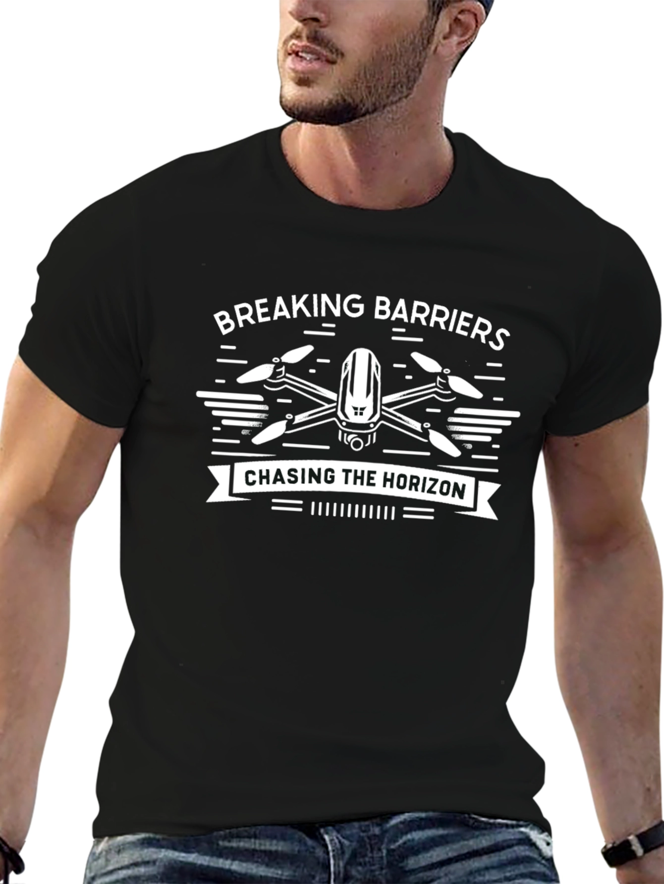 Breaking Barriers Drone T-Shirt