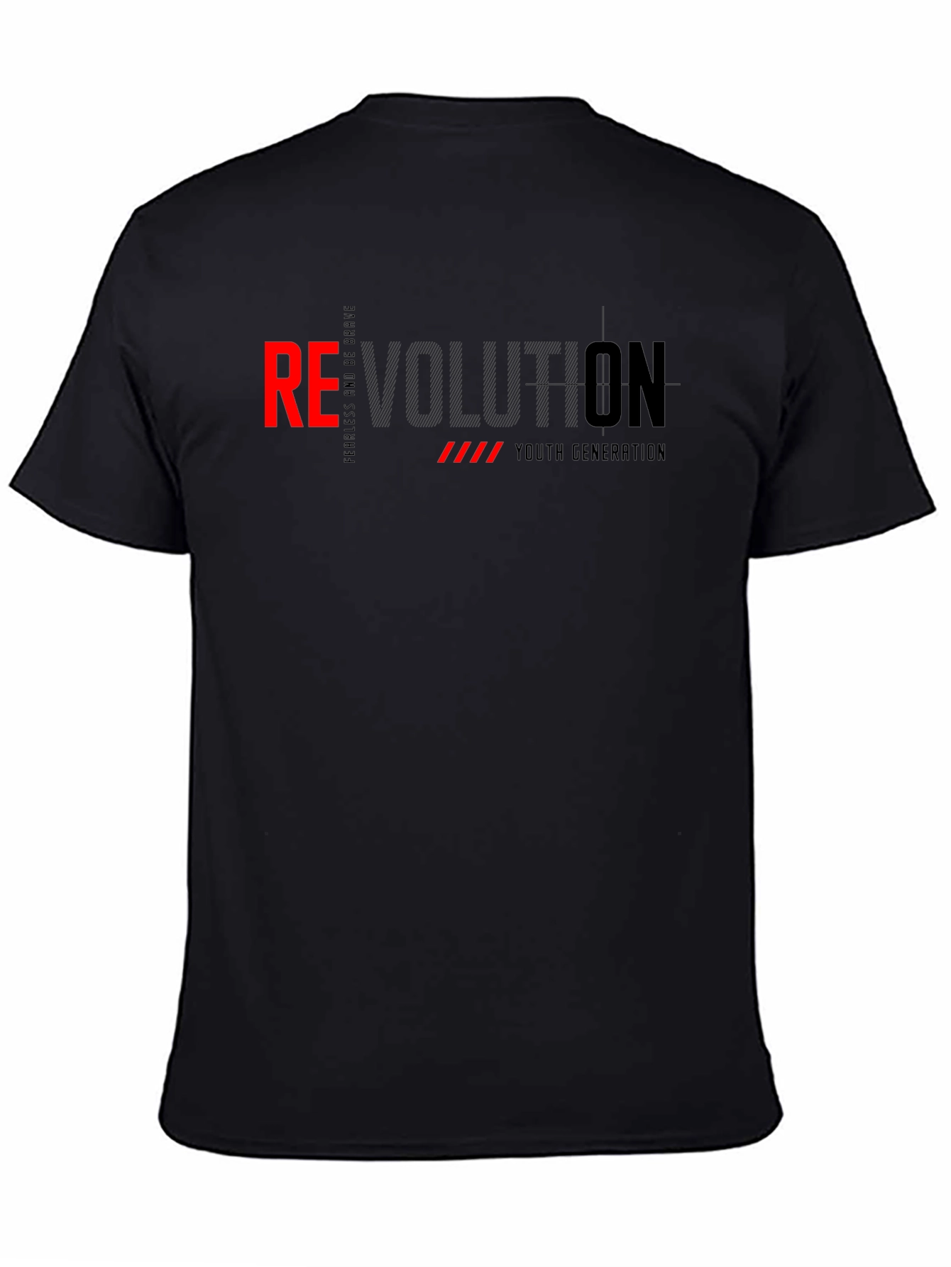 Revolution Graphic Print Mens T-Shirt