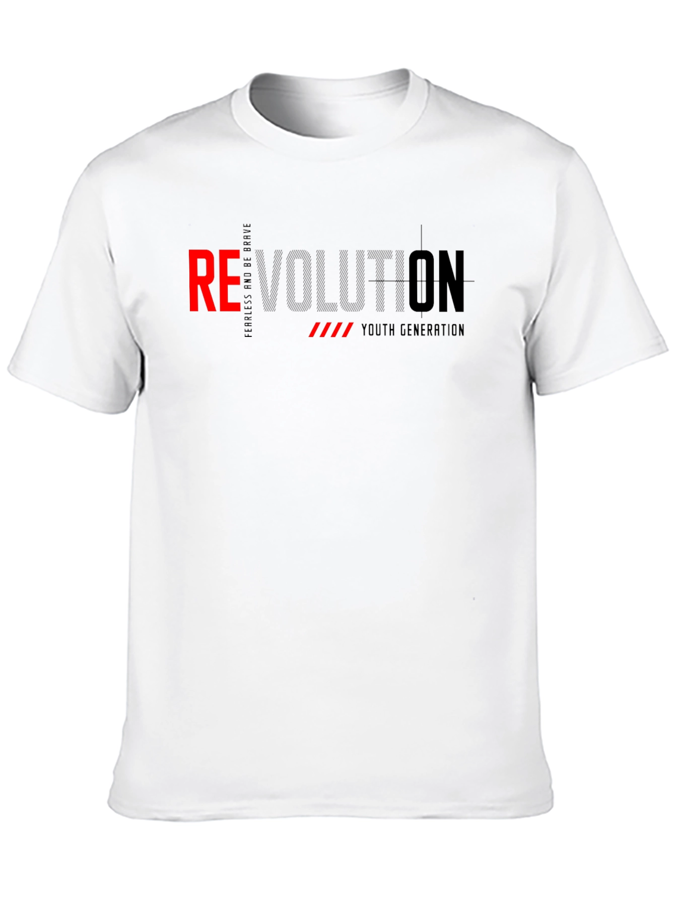 Revolution Graphic Print Mens T-Shirt