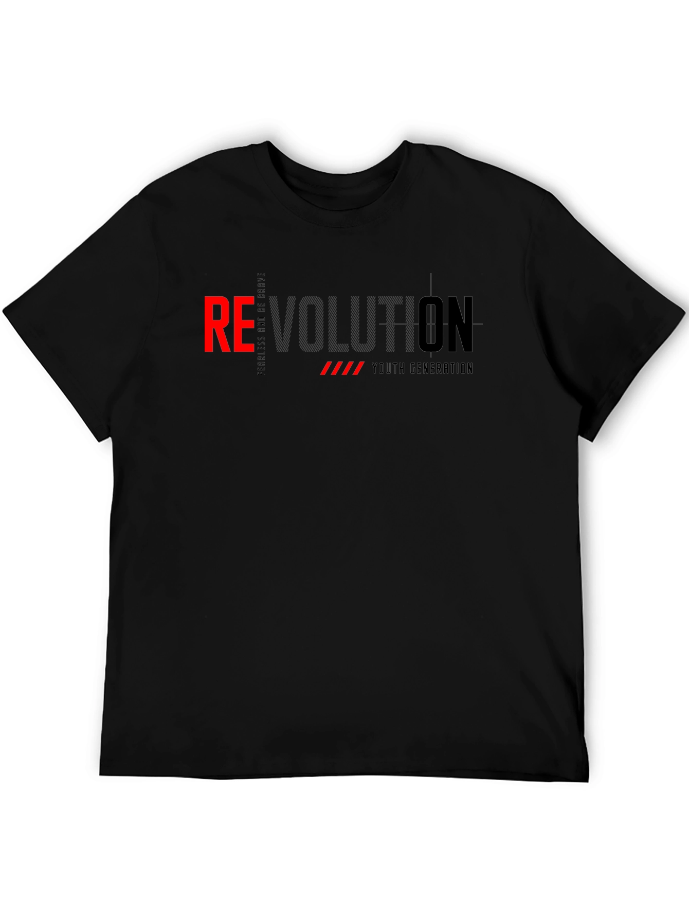 Revolution Graphic Print Mens T-Shirt
