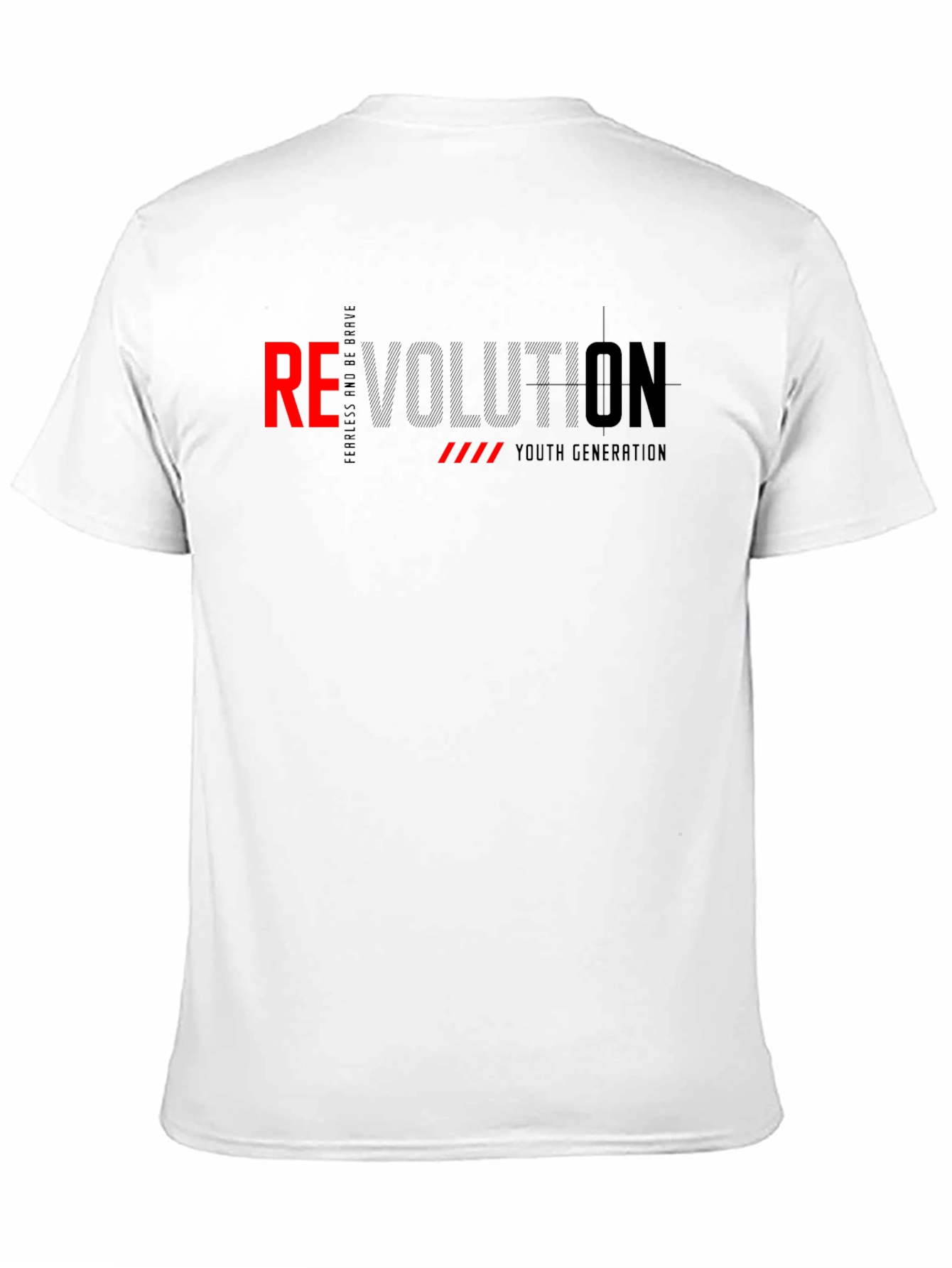 Revolution Graphic Print Mens T-Shirt
