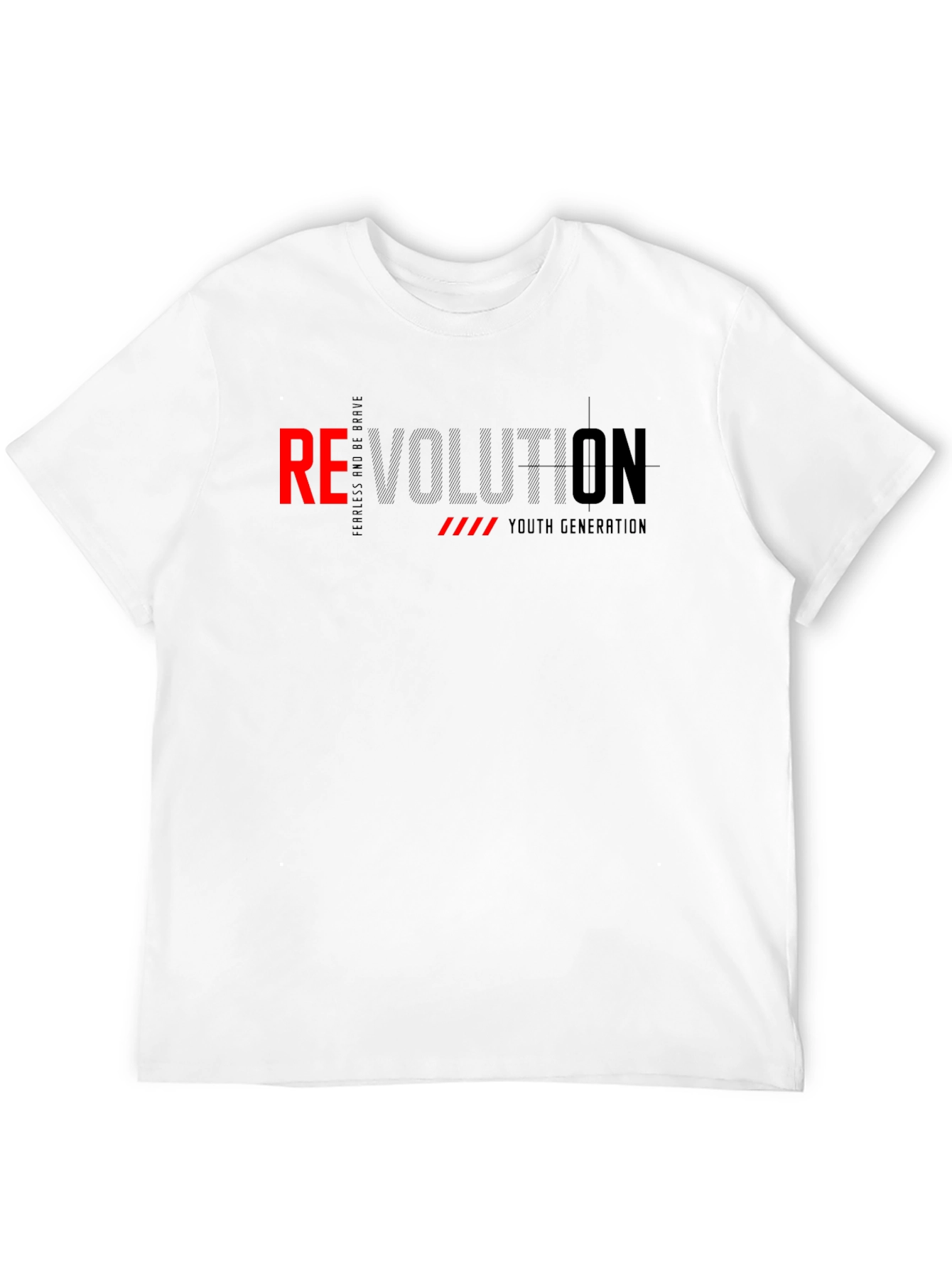 Revolution Graphic Print Mens T-Shirt